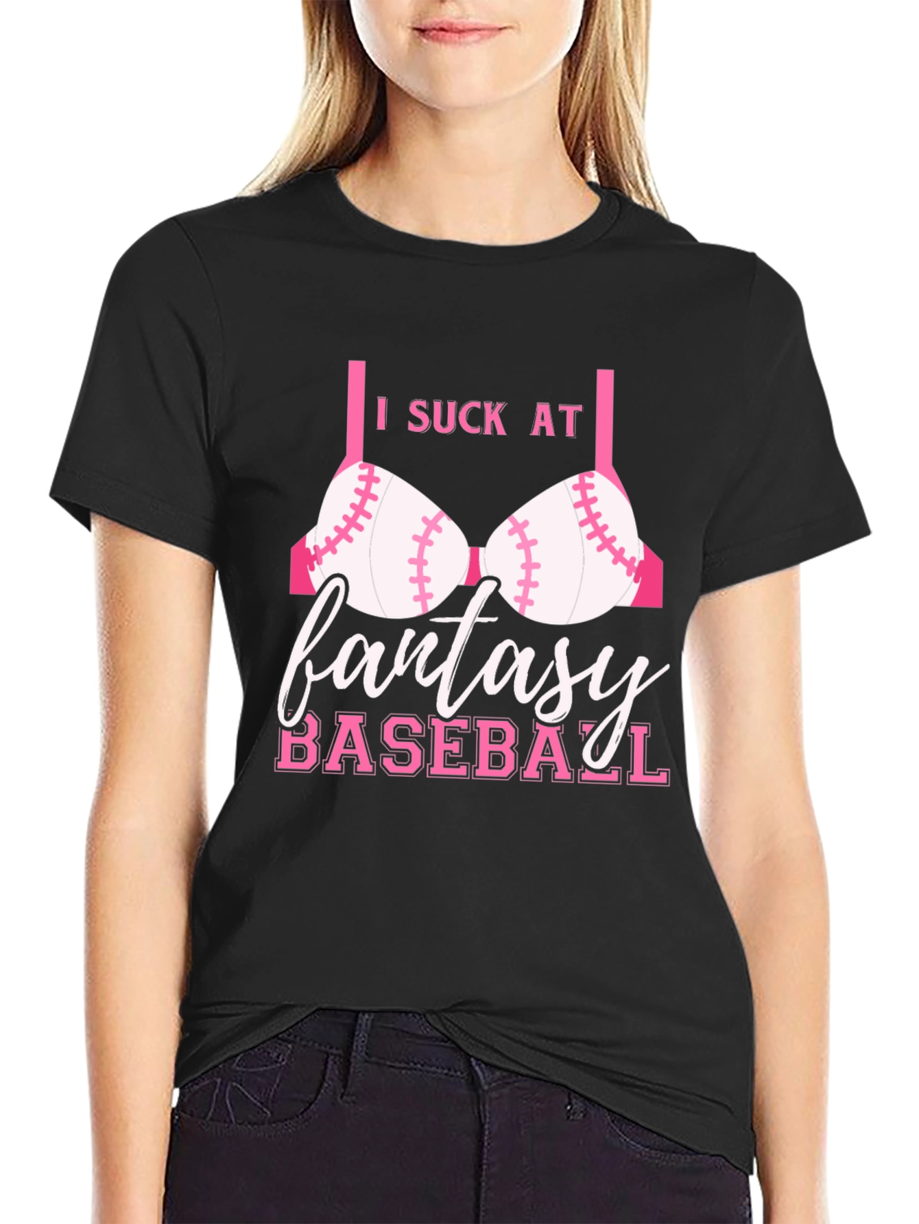 I Suck at Fantasy Baseball Funny T-Shirt