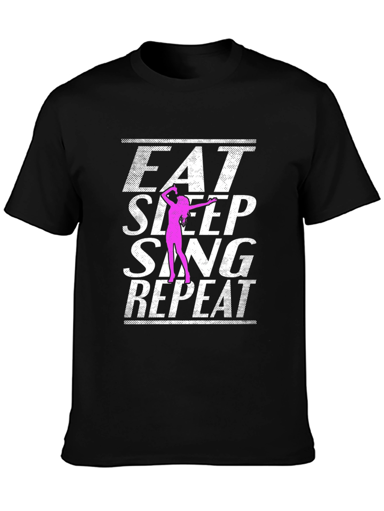 Eat Sleep Sing Repeat Graphic Tee