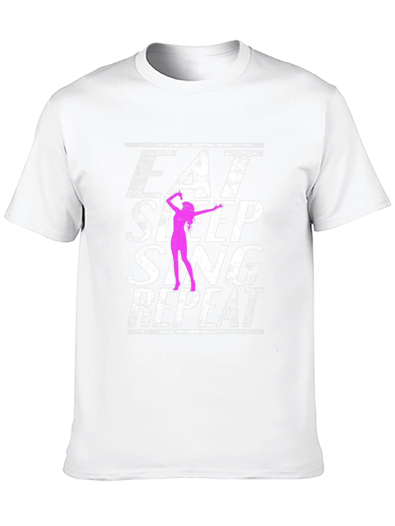 Eat Sleep Sing Repeat Graphic Tee