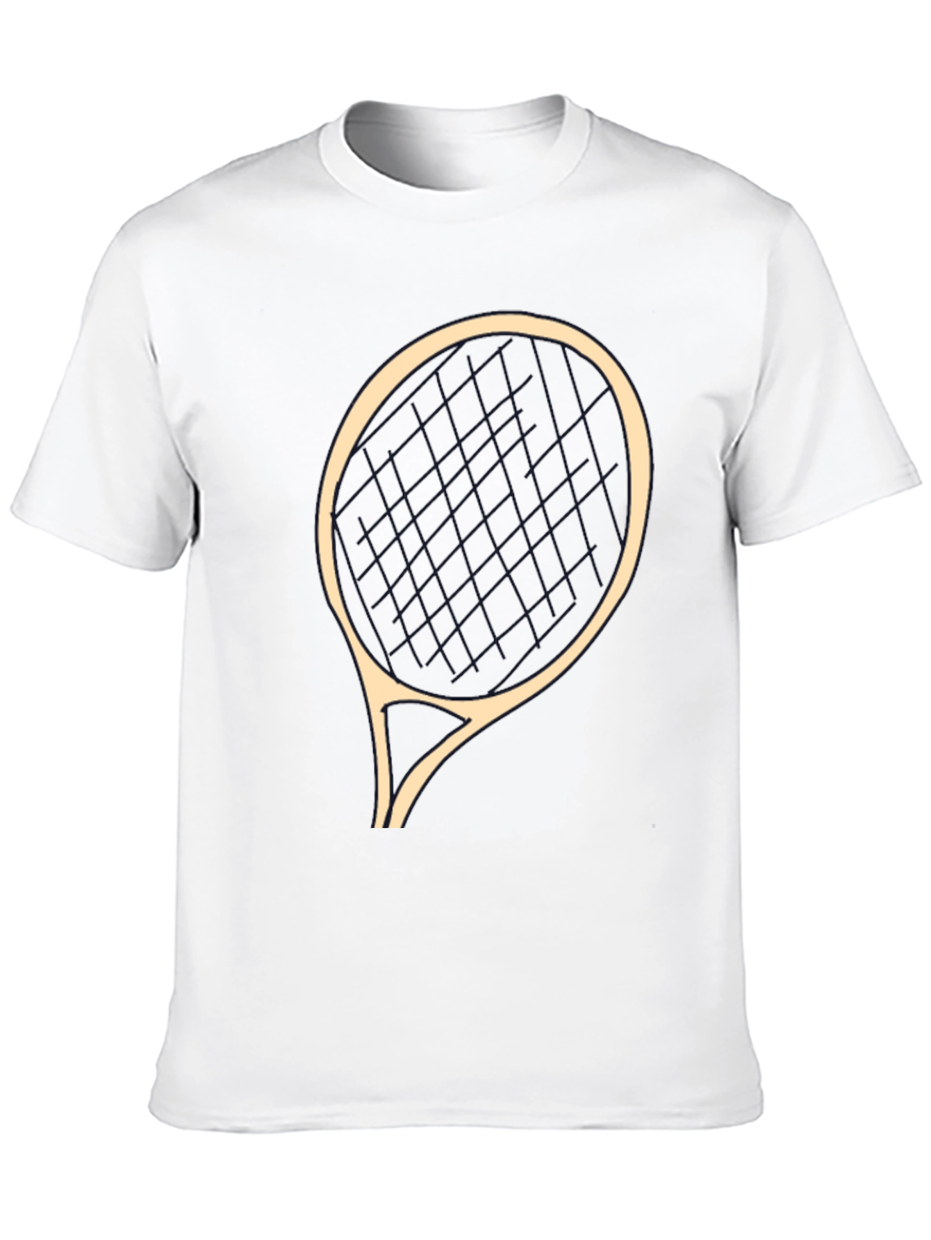 Tennis Racket Graphic T-Shirt