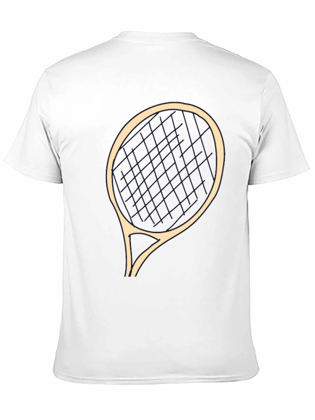 Tennis Racket Graphic T-Shirt