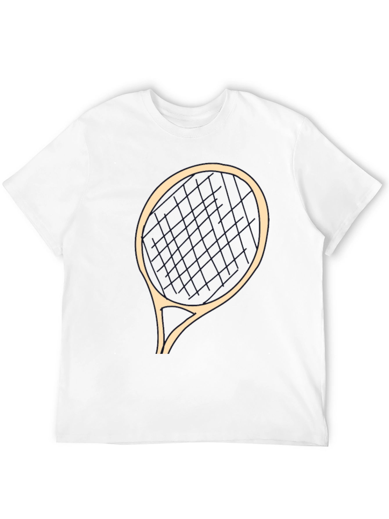 Tennis Racket Graphic T-Shirt