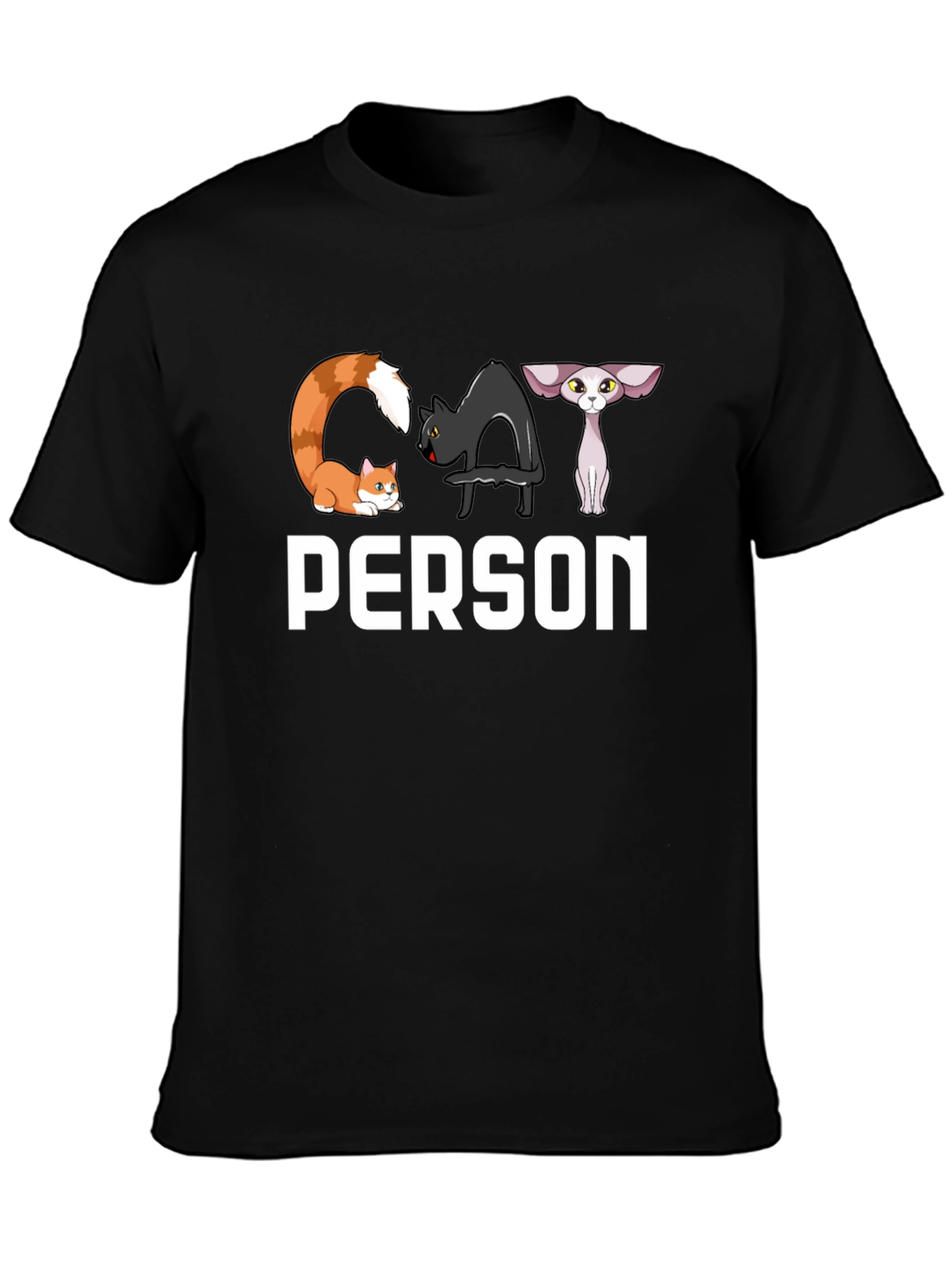 Cat Person T-Shirt - Novelty Design