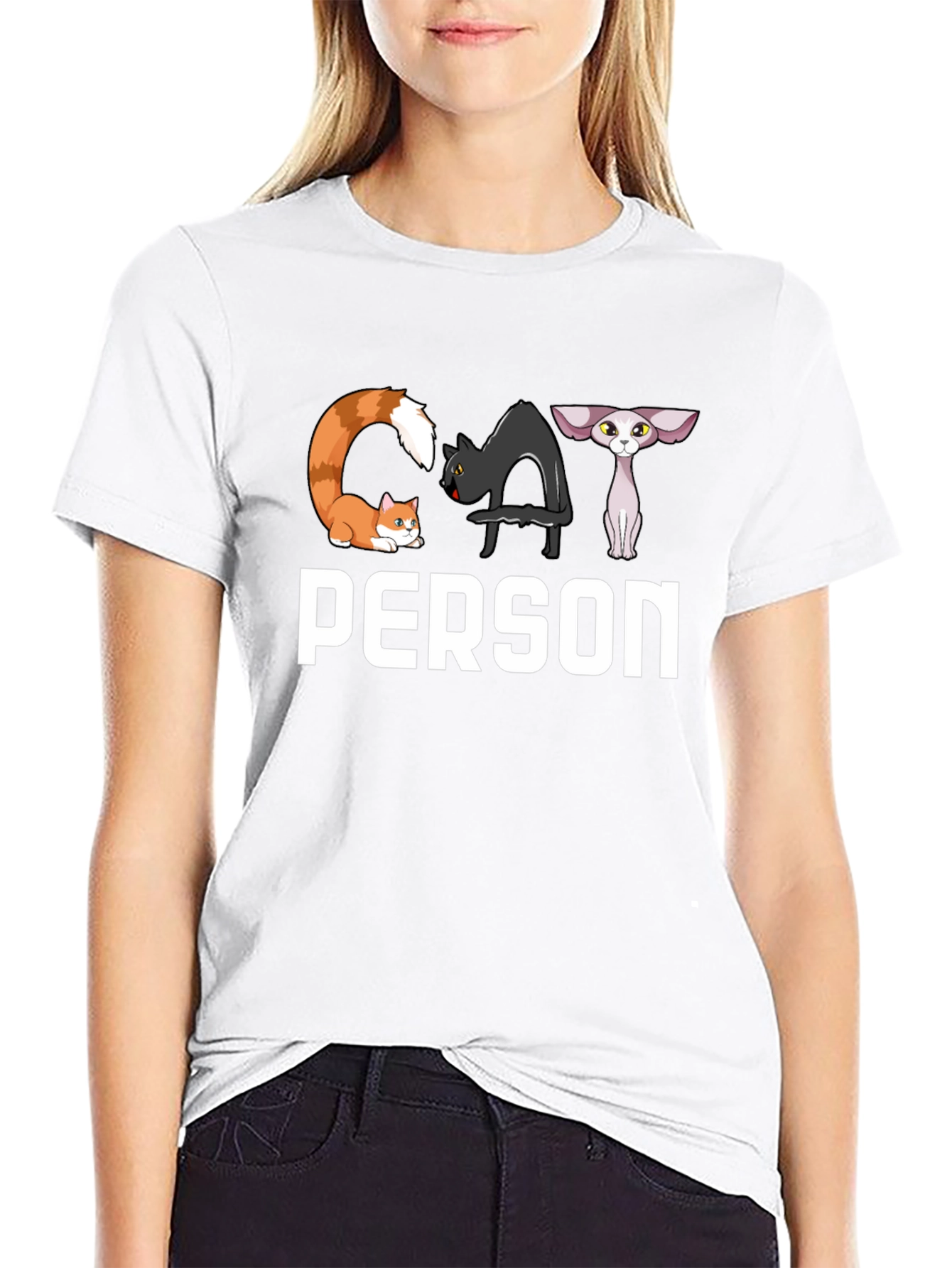 Cat Person T-Shirt - Novelty Design