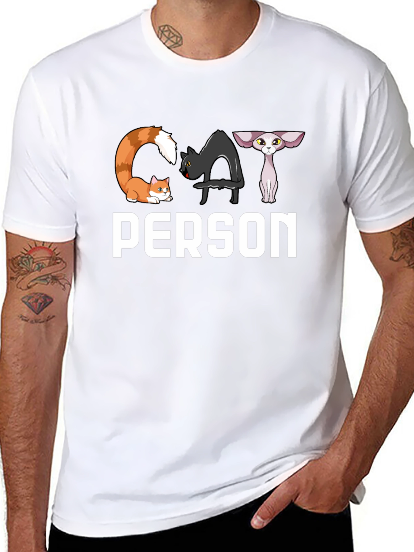 Cat Person T-Shirt - Novelty Design