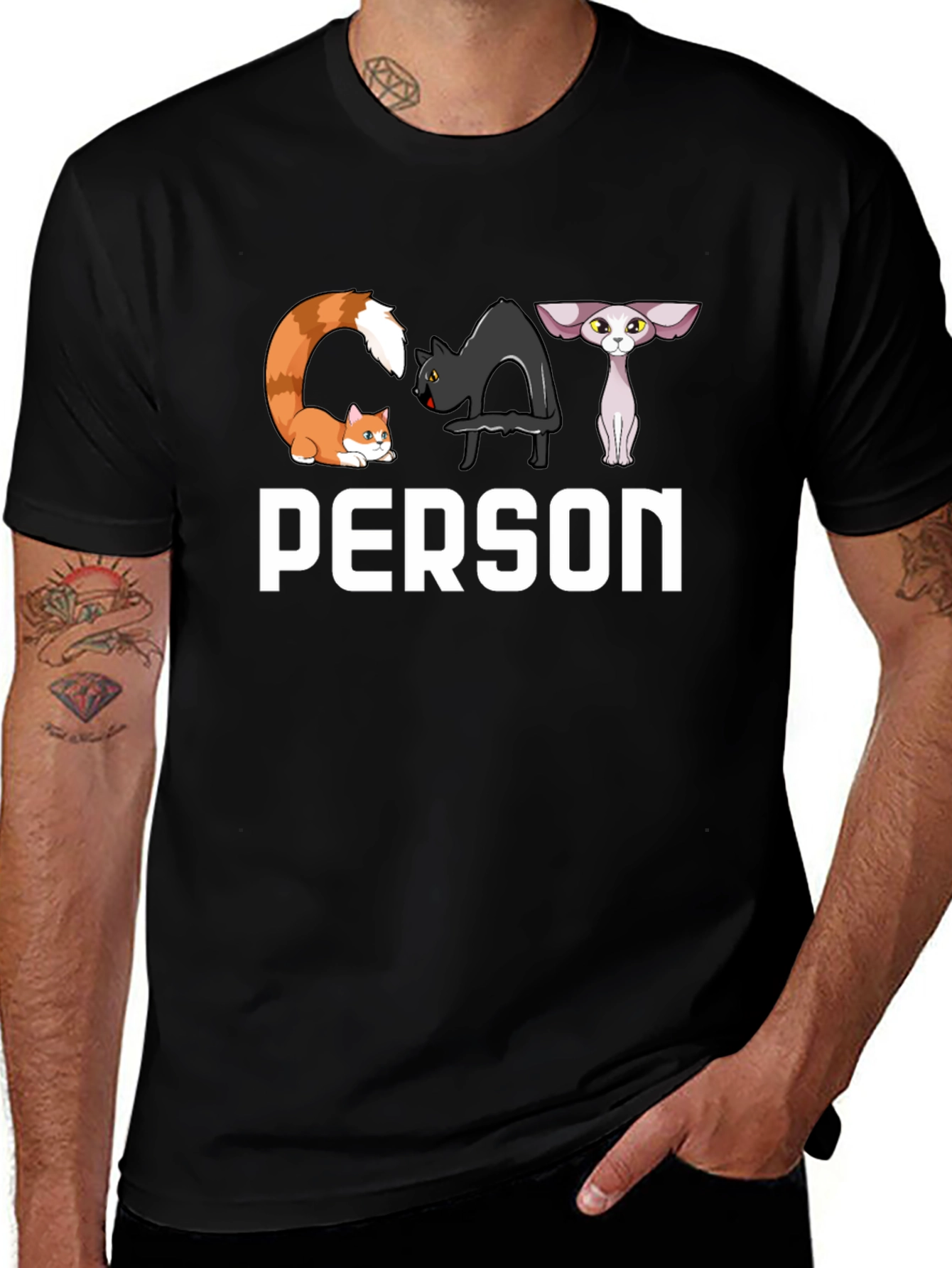 Cat Person T-Shirt - Novelty Design