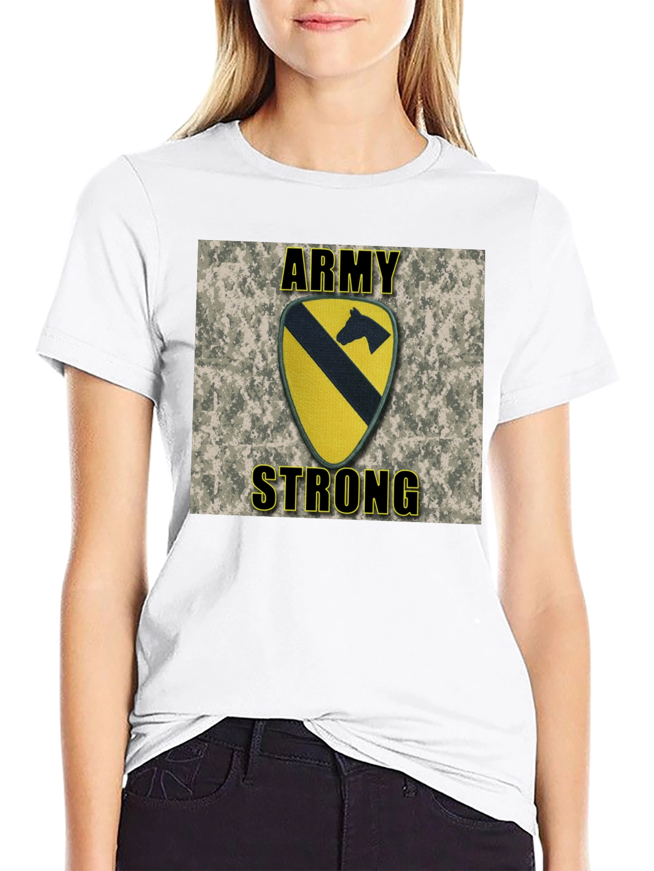 Army Strong T-Shirt: 1st Cavalry Division Design