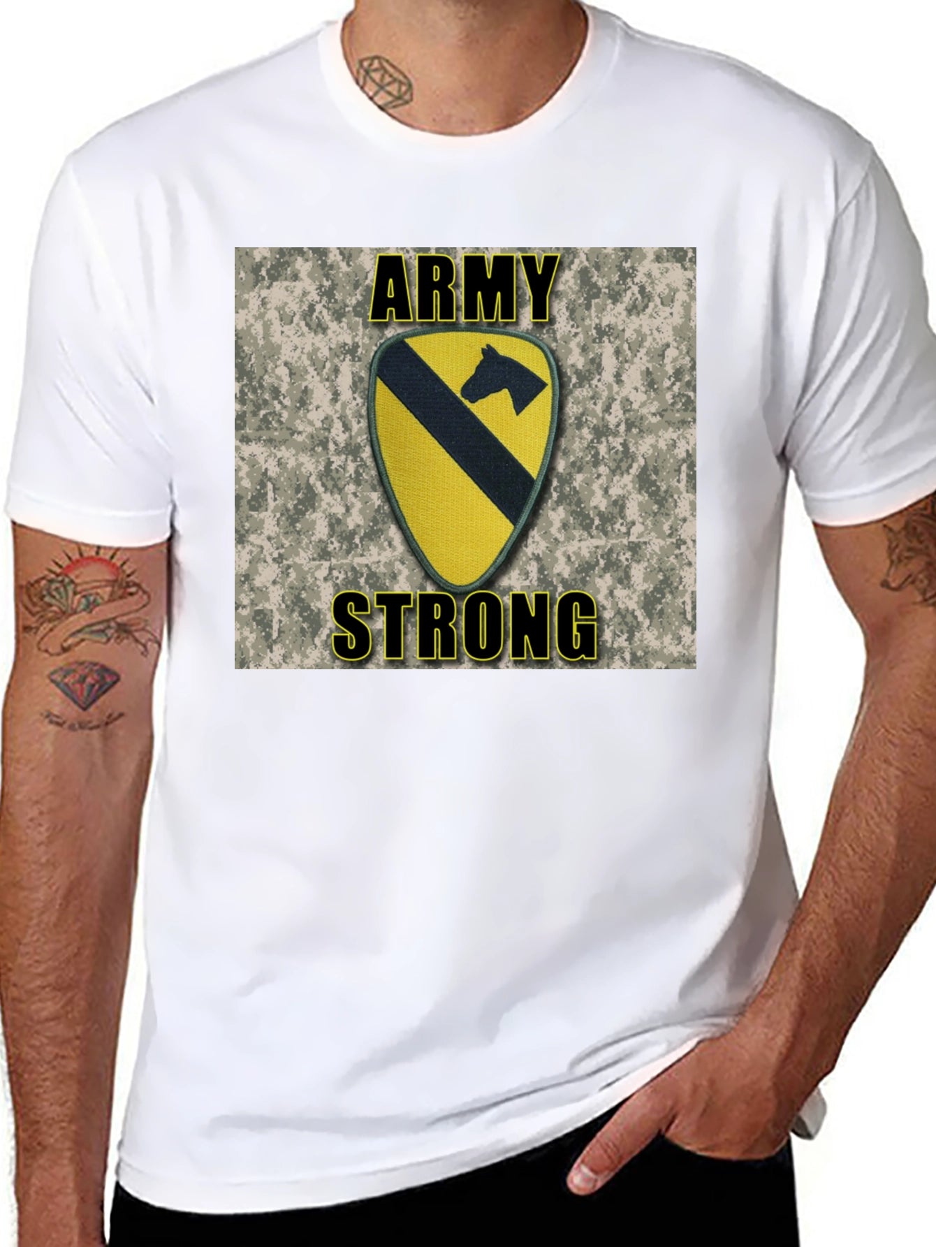 Army Strong T-Shirt: 1st Cavalry Division Design