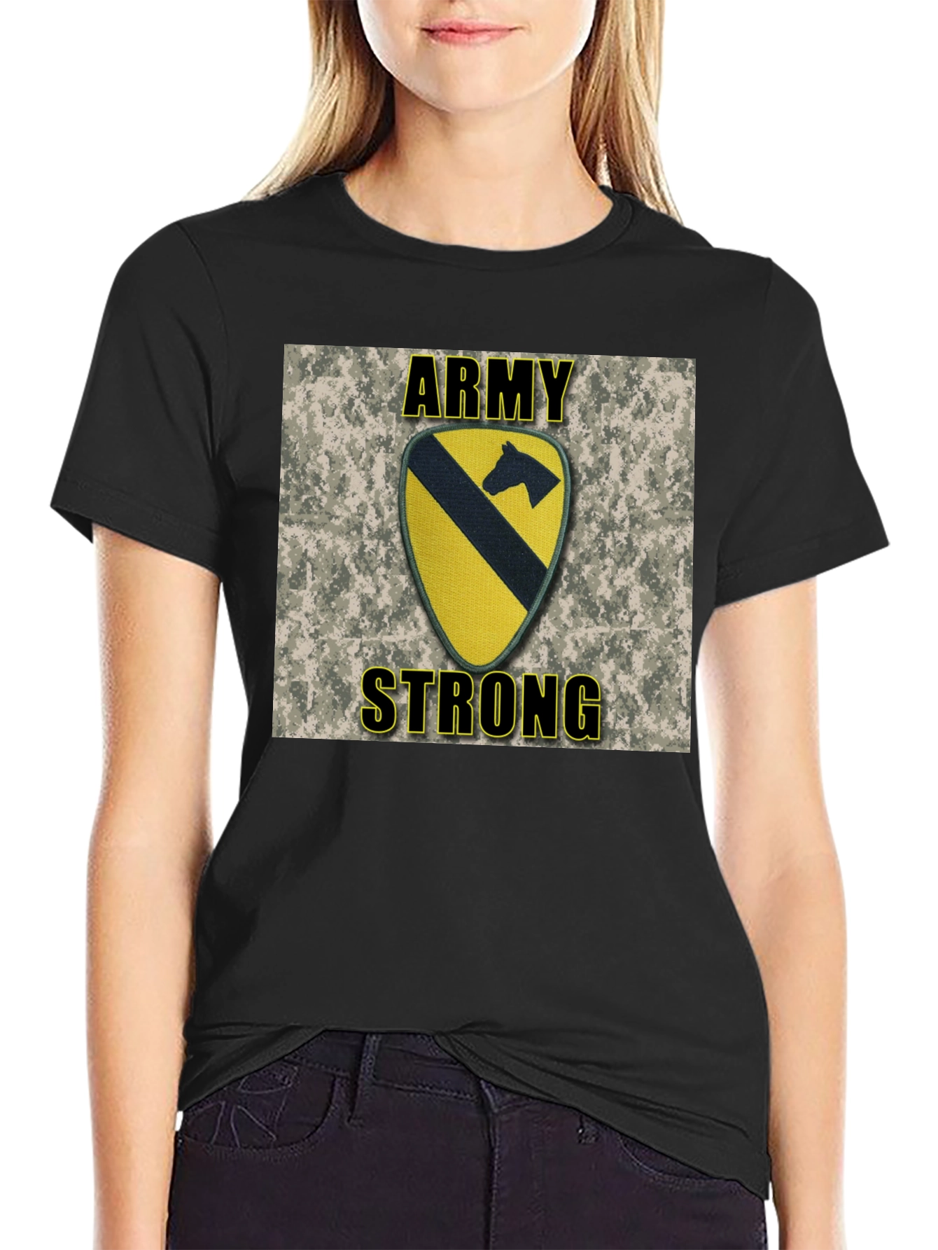 Army Strong T-Shirt: 1st Cavalry Division Design
