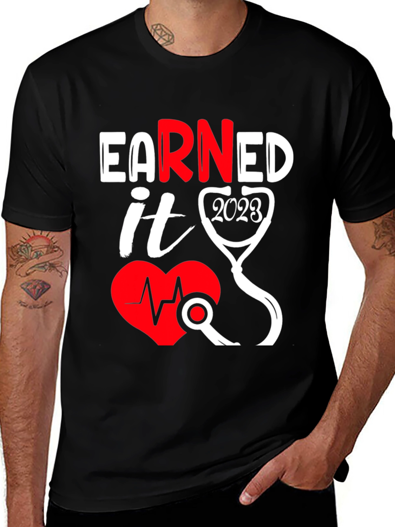 Earned It 2023 Nurse T-Shirt - Graduation Tee