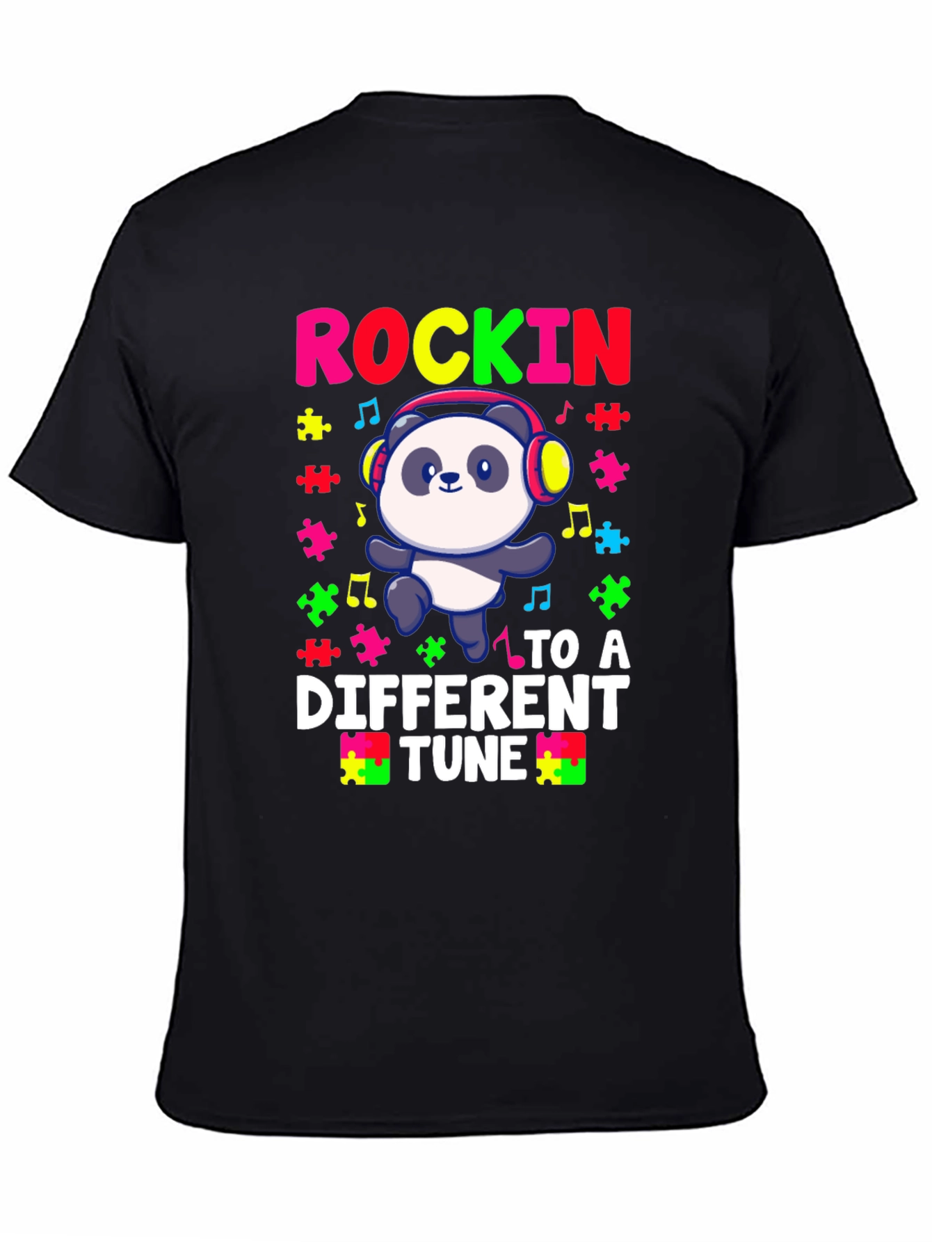 Rockin Panda Autism Awareness T-Shirt