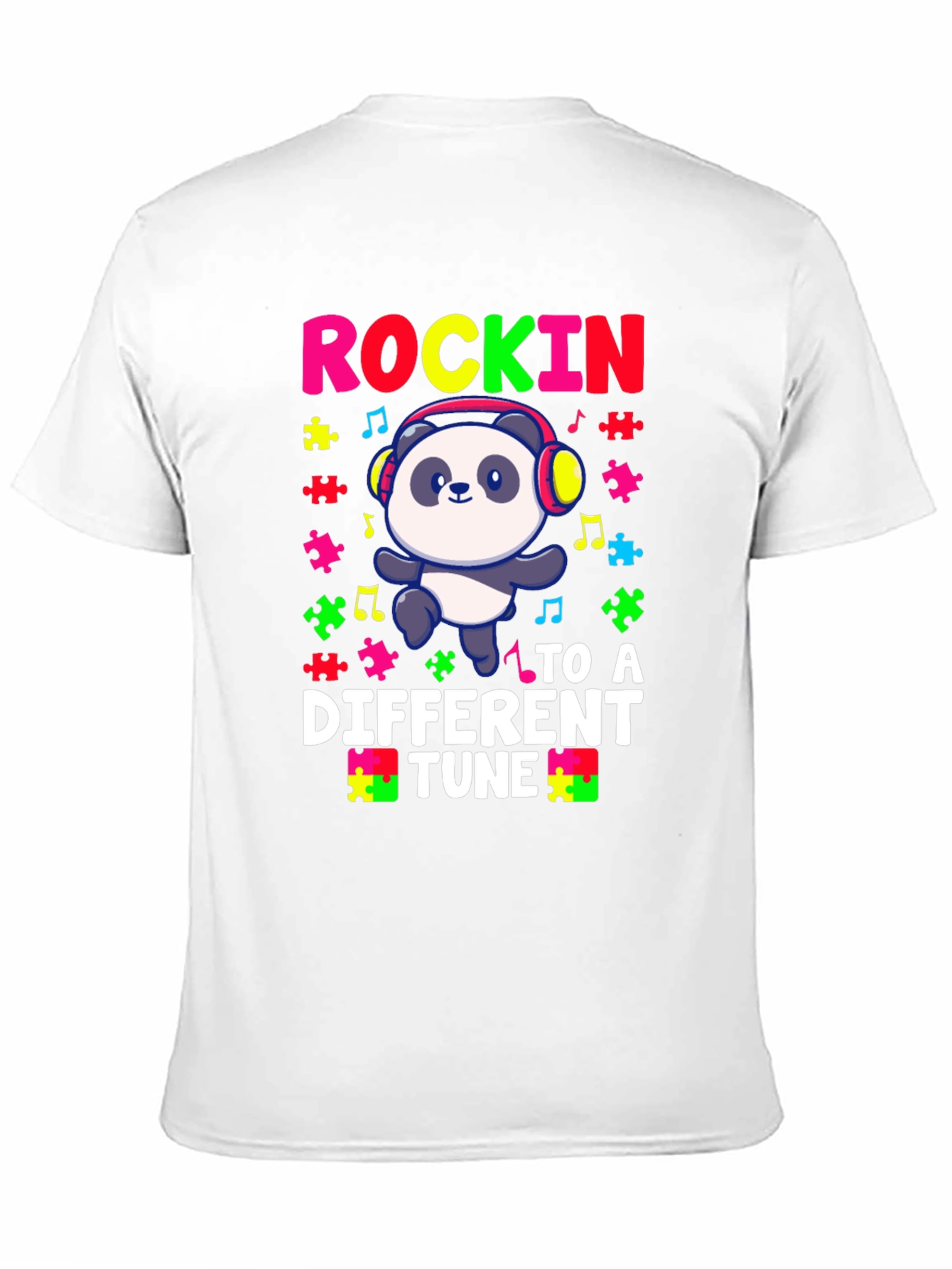 Rockin Panda Autism Awareness T-Shirt
