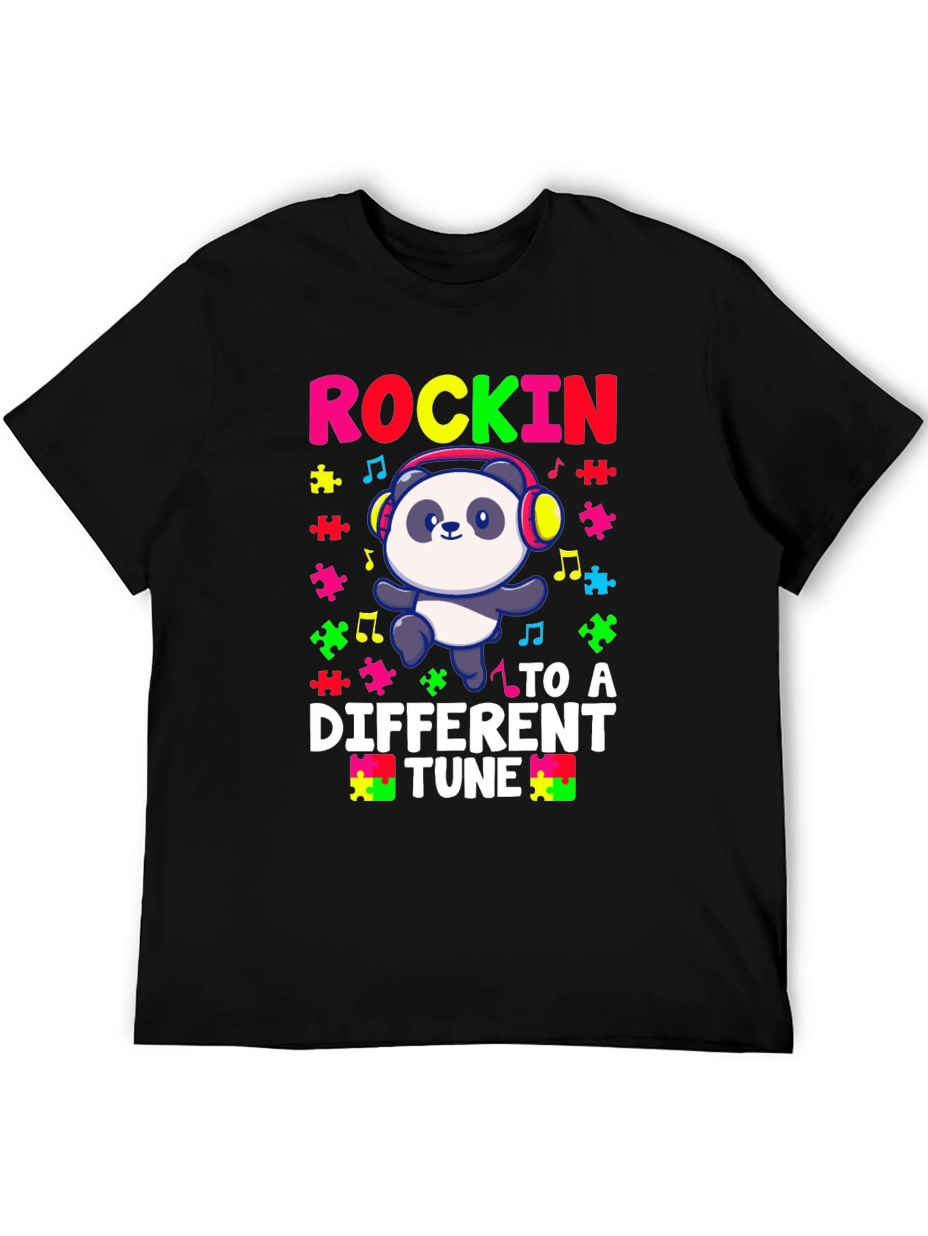 Rockin Panda Autism Awareness T-Shirt