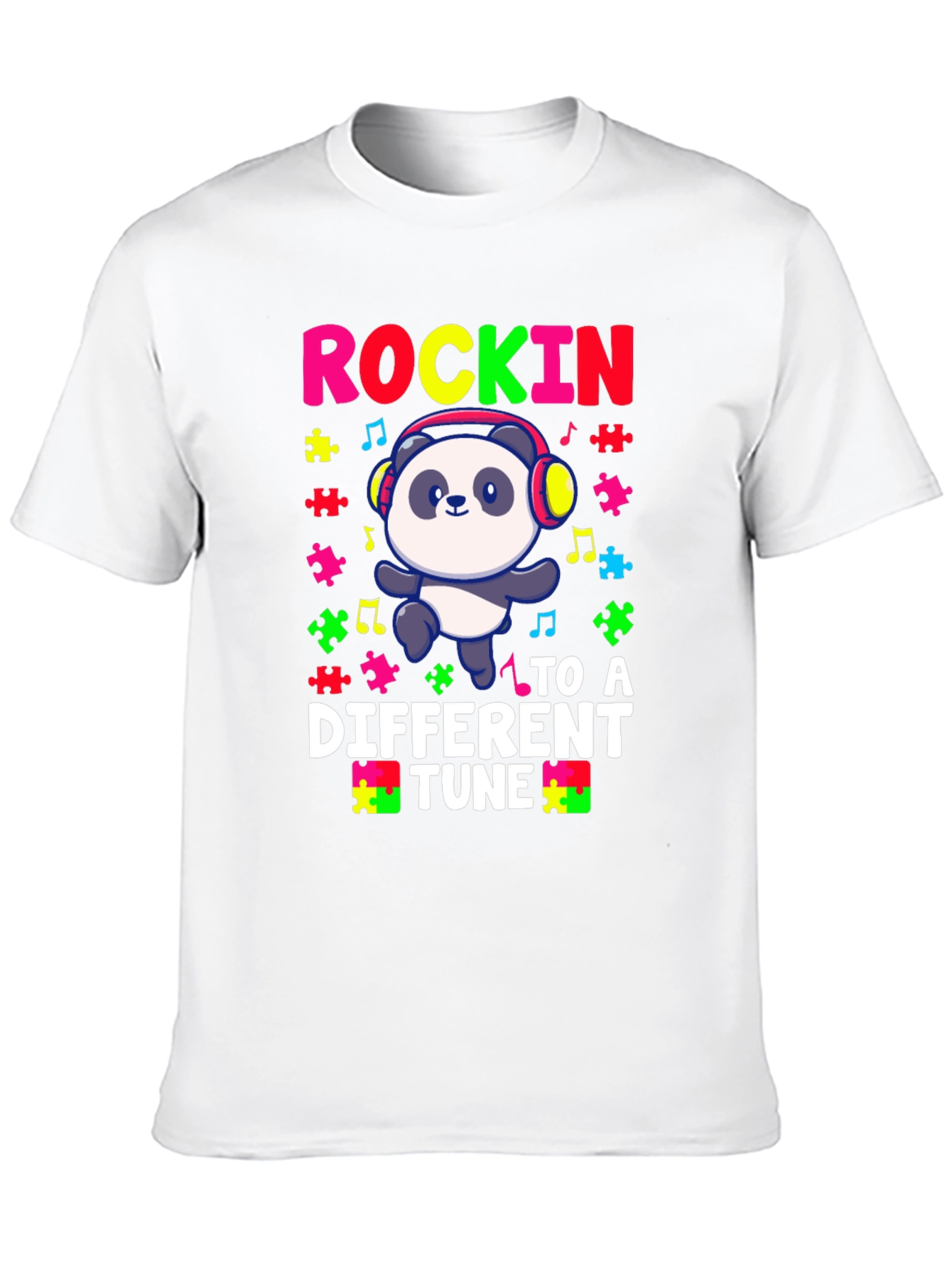 Rockin Panda Autism Awareness T-Shirt