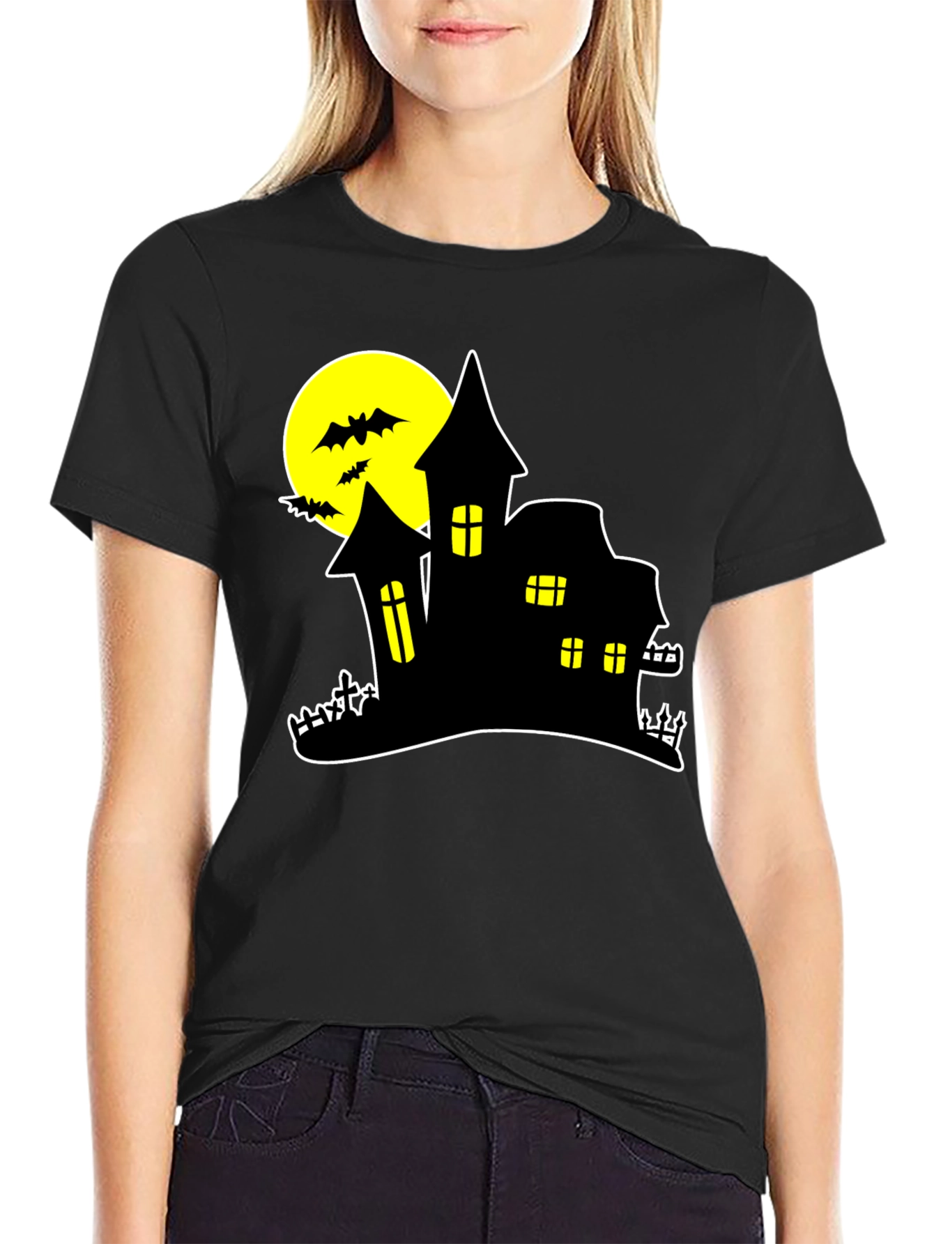 Haunted House Halloween T-Shirt
