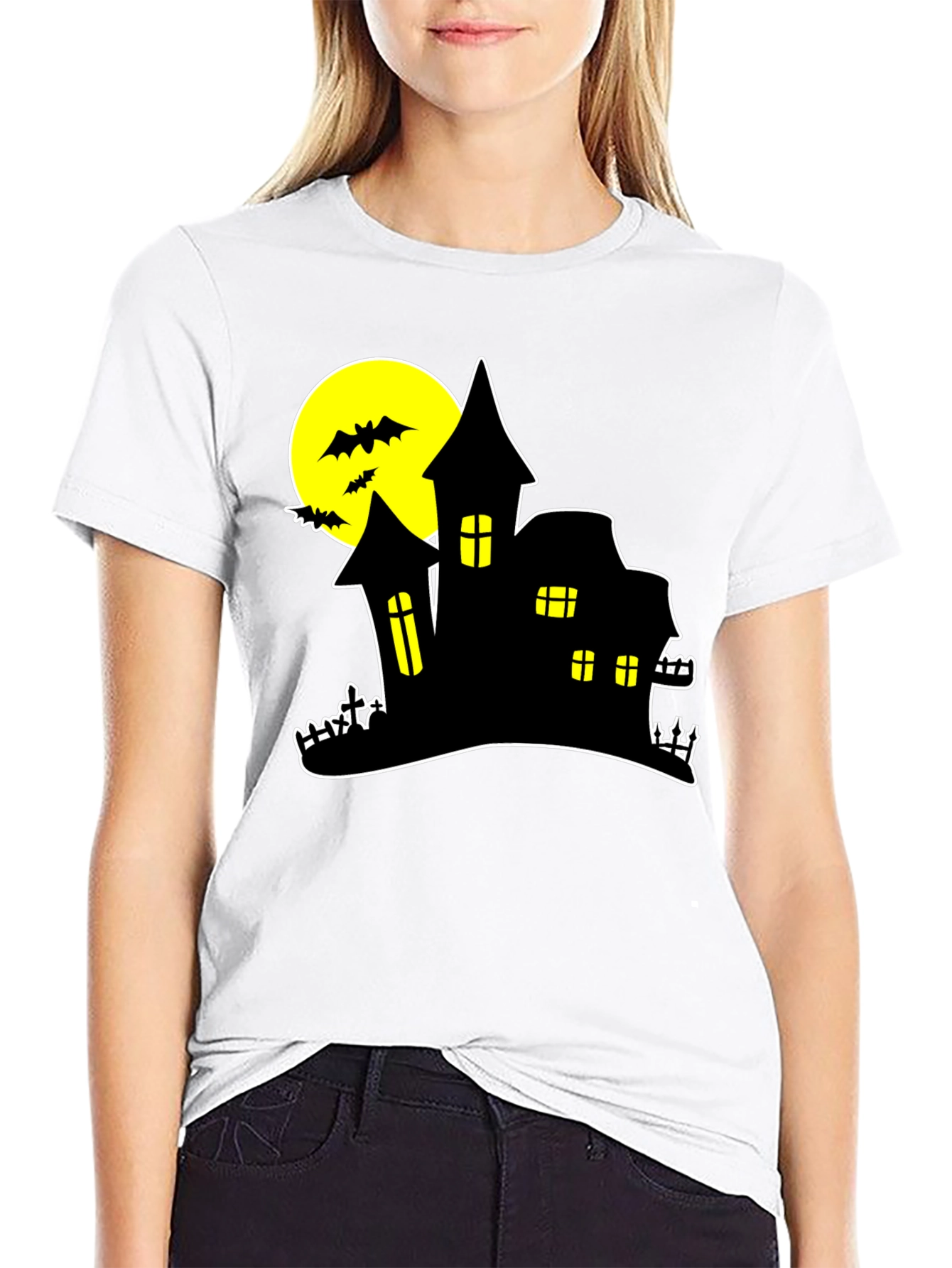Haunted House Halloween T-Shirt