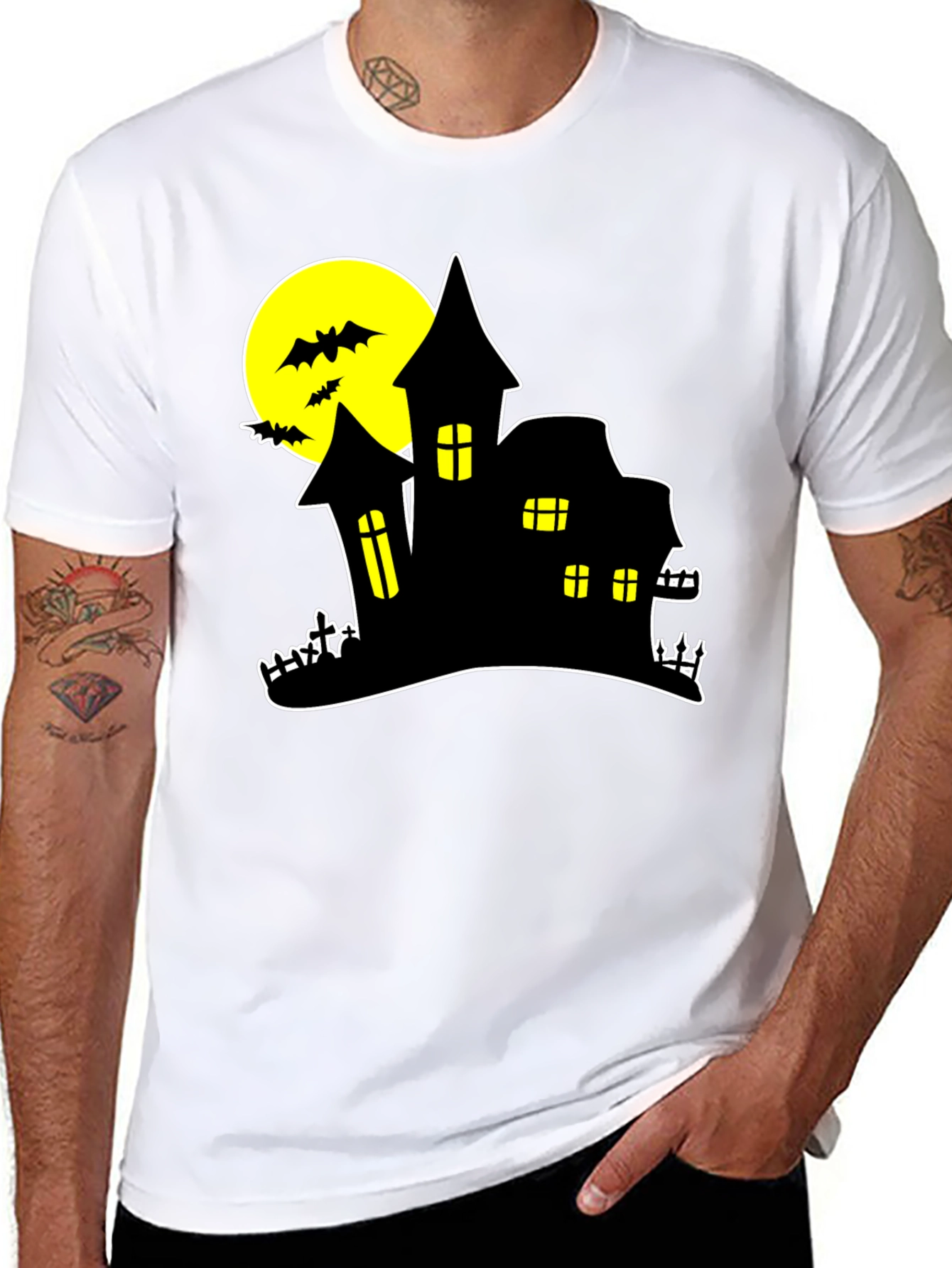 Haunted House Halloween T-Shirt