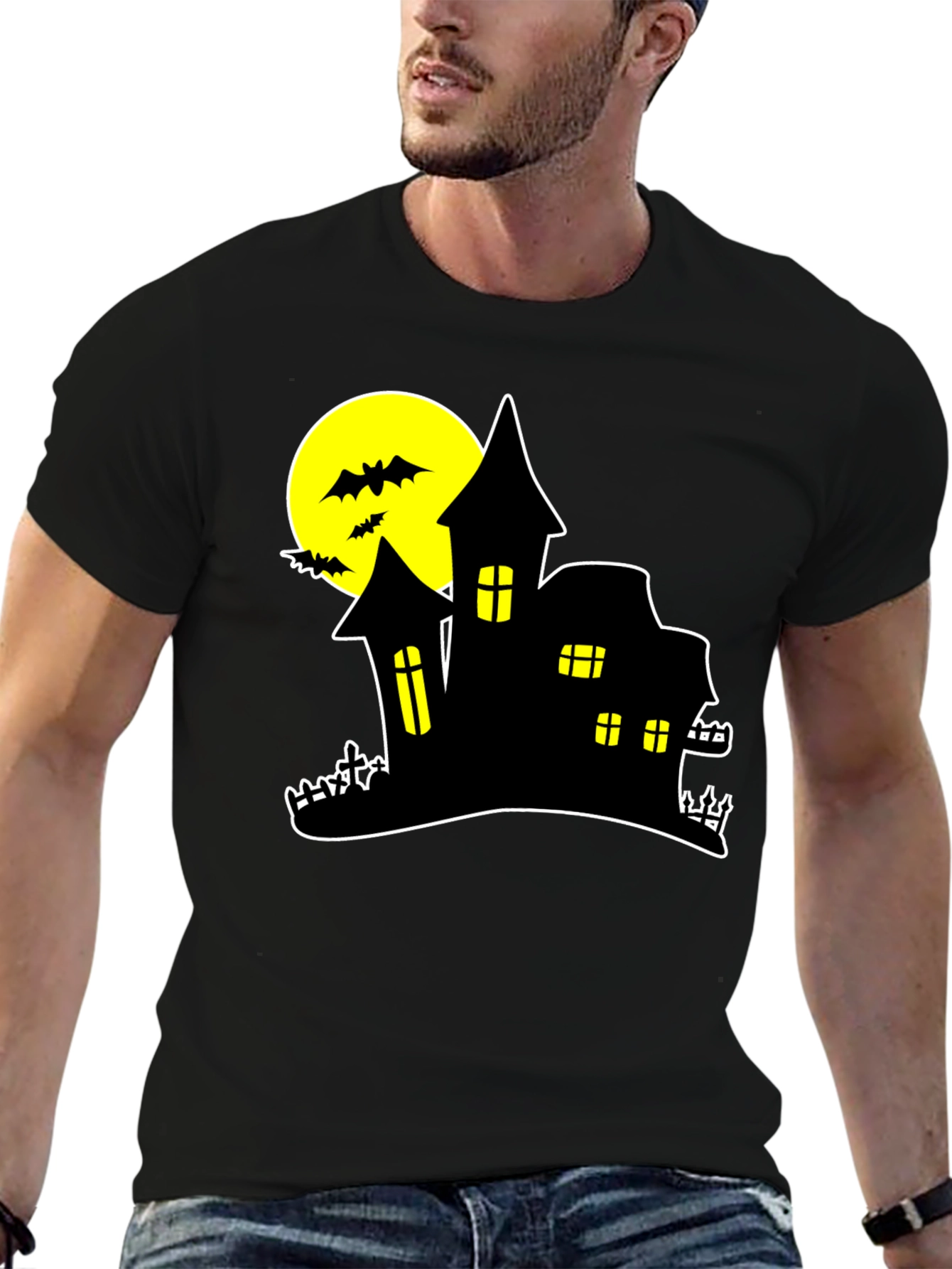 Haunted House Halloween T-Shirt