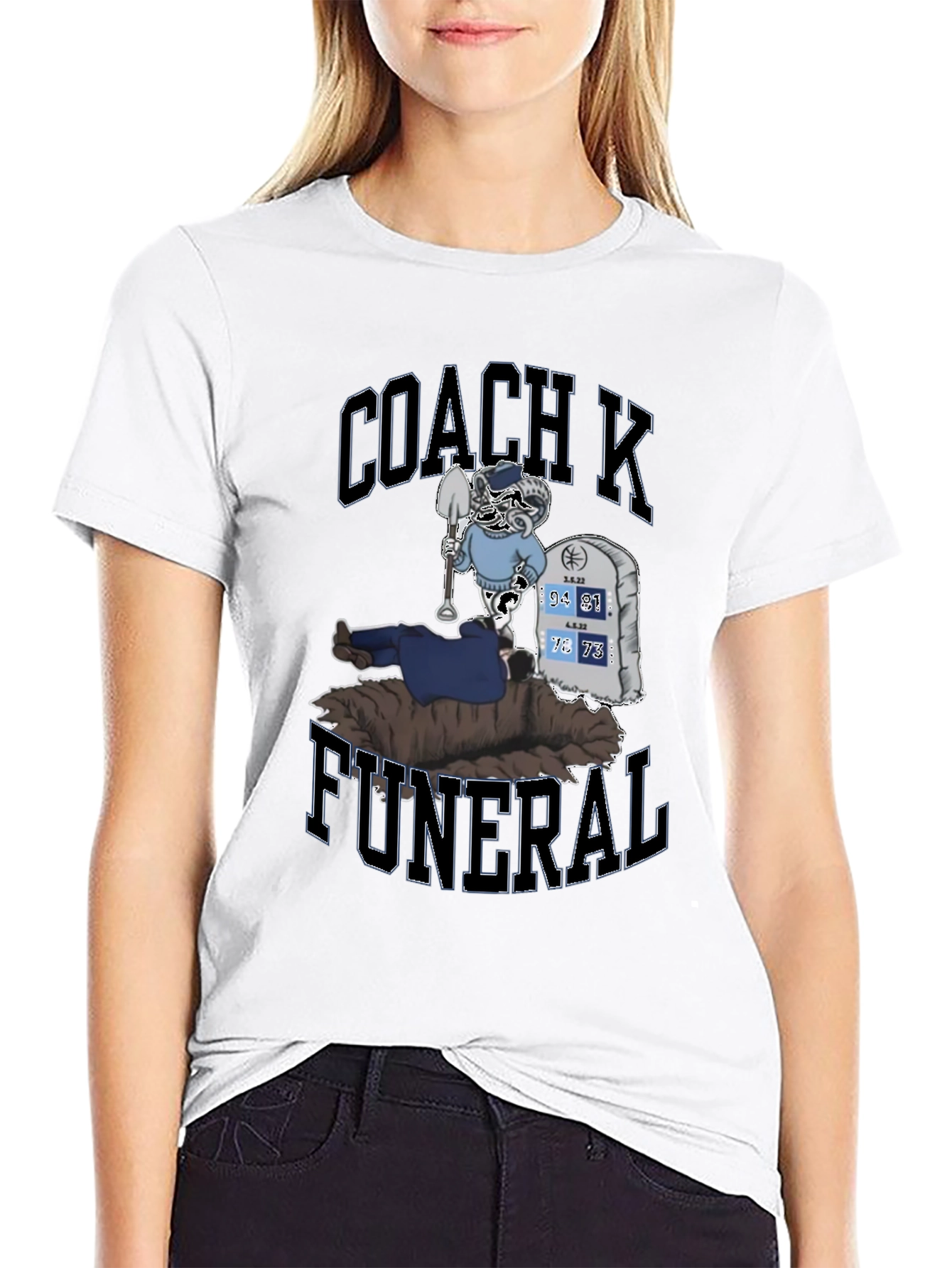 Coach K Funeral T-Shirt