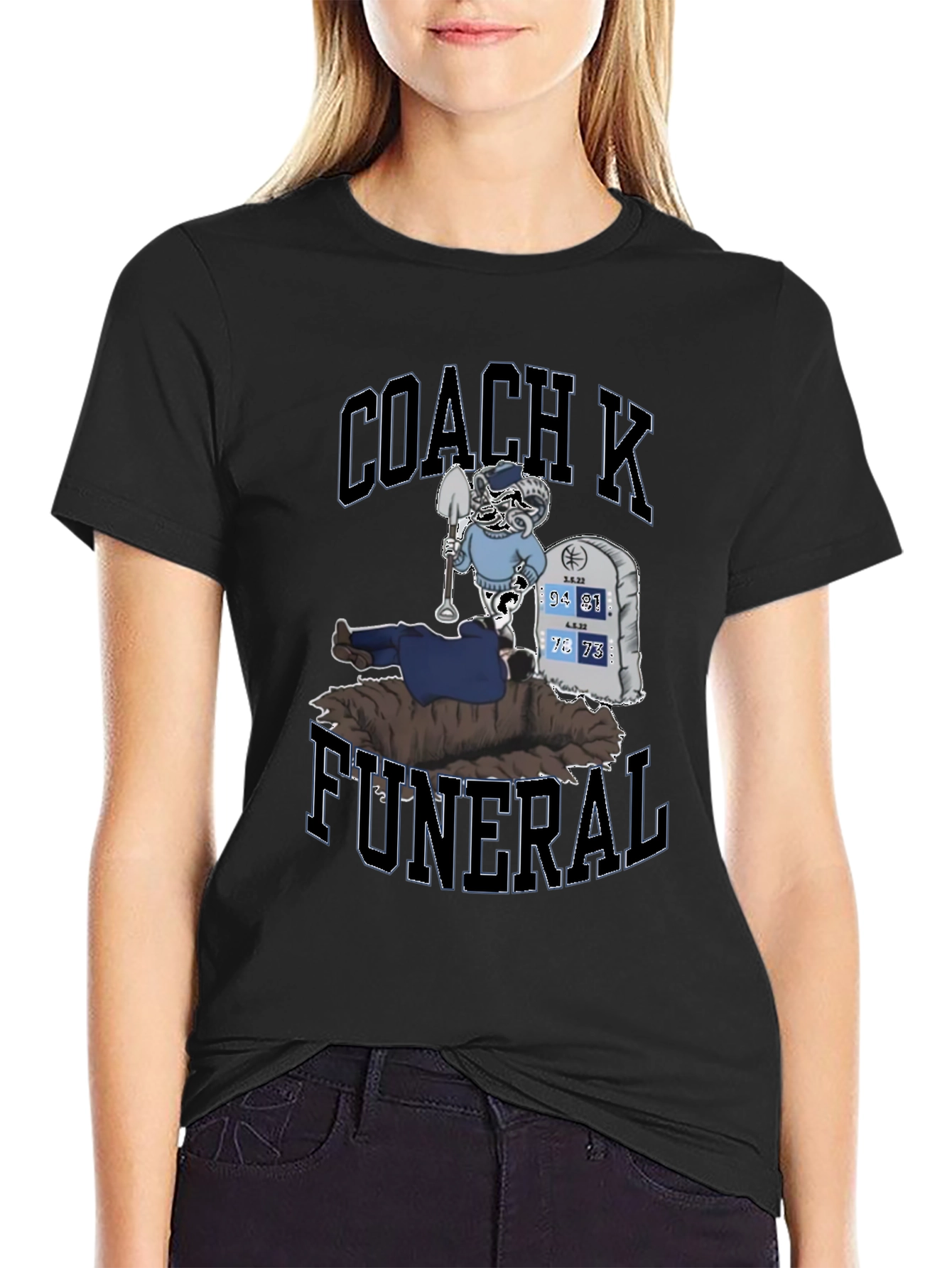 Coach K Funeral T-Shirt