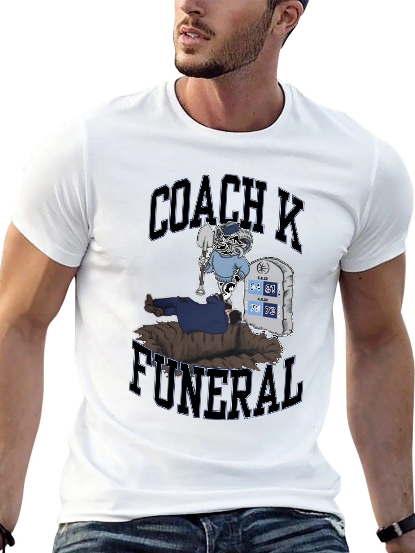 Coach K Funeral T-Shirt
