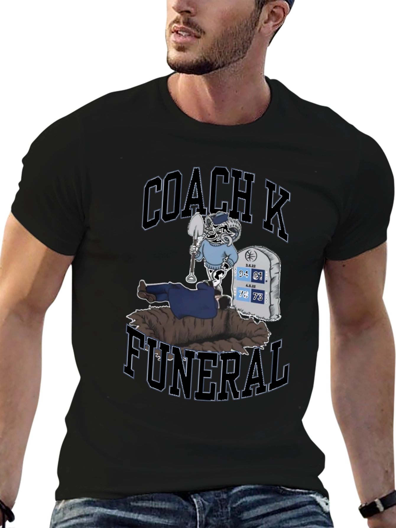 Coach K Funeral T-Shirt