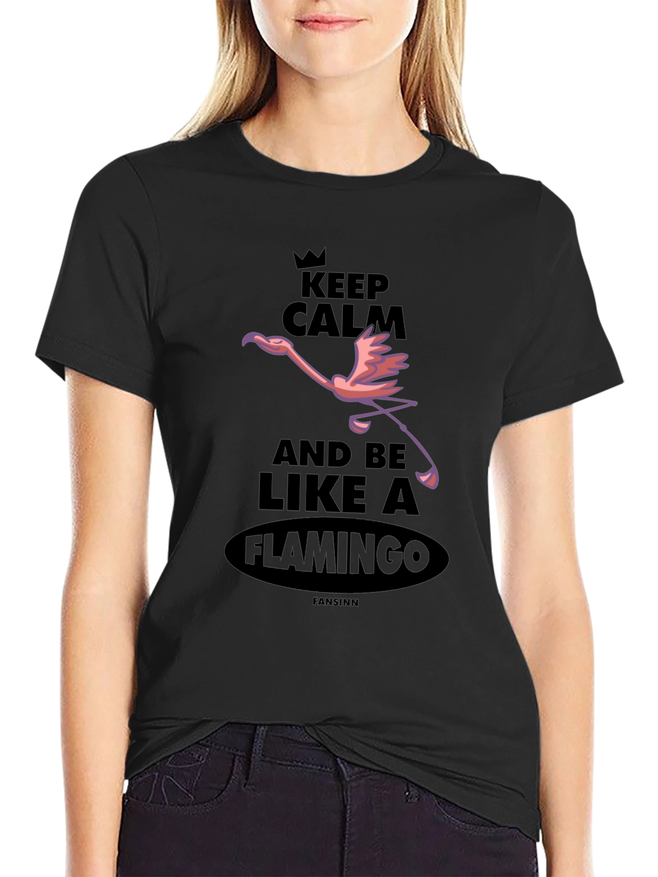 Keep Calm and Be Like A Flamingo T-Shirt