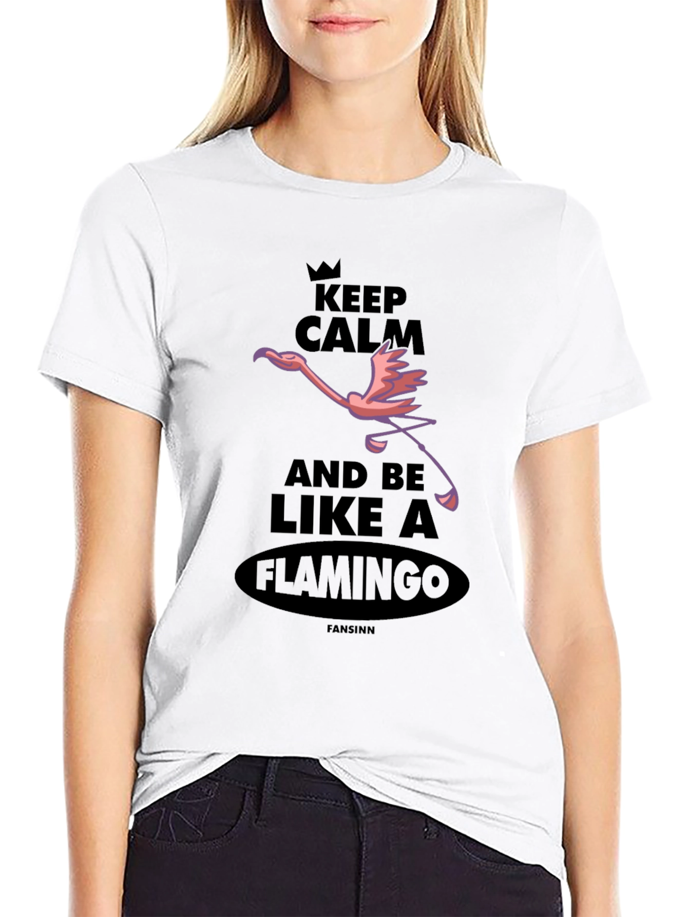 Keep Calm and Be Like A Flamingo T-Shirt