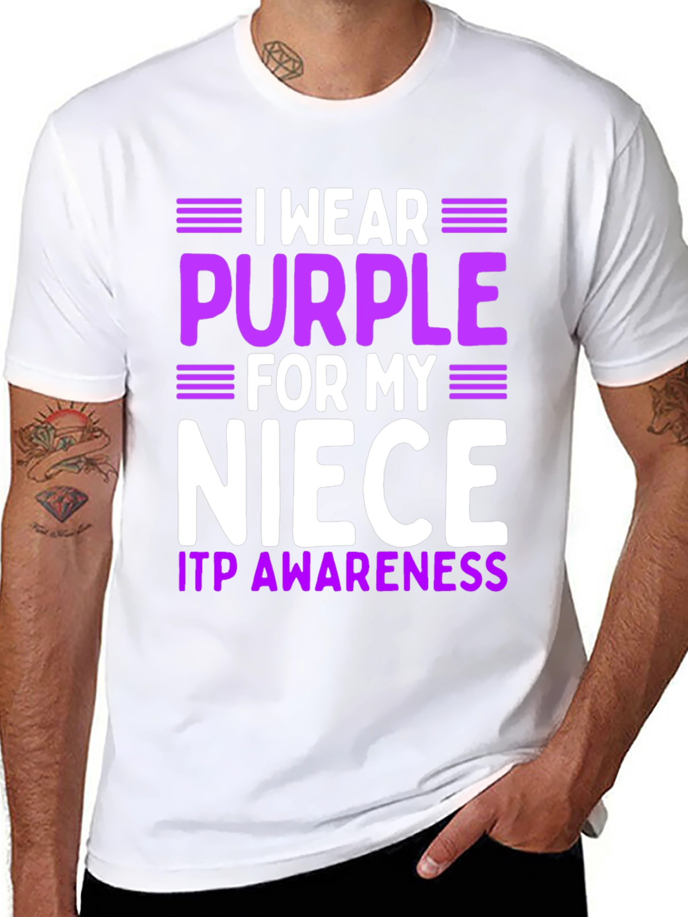 Purple Niece ITP Awareness T-Shirt