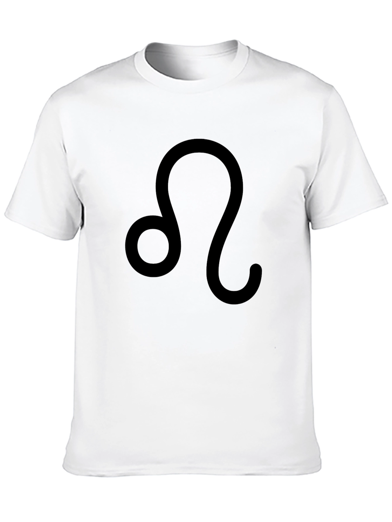 Leo Zodiac Sign Black Graphic Tee