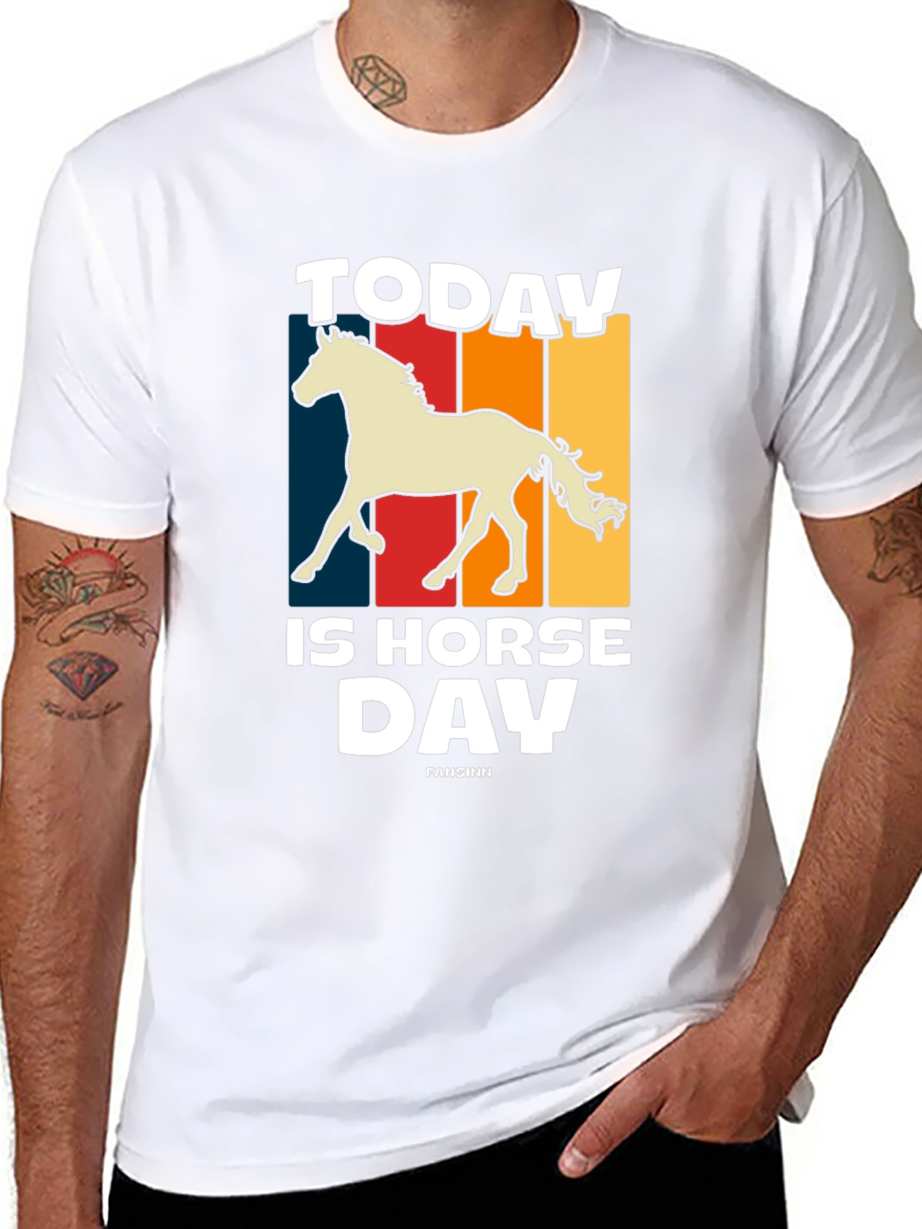 Today Is Horse Day Graphic Tee