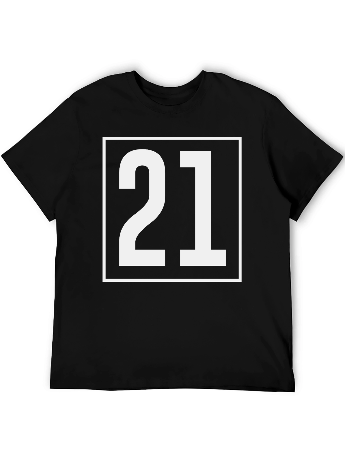 Bold 21 Graphic Tee - Classic Black T-Shirt