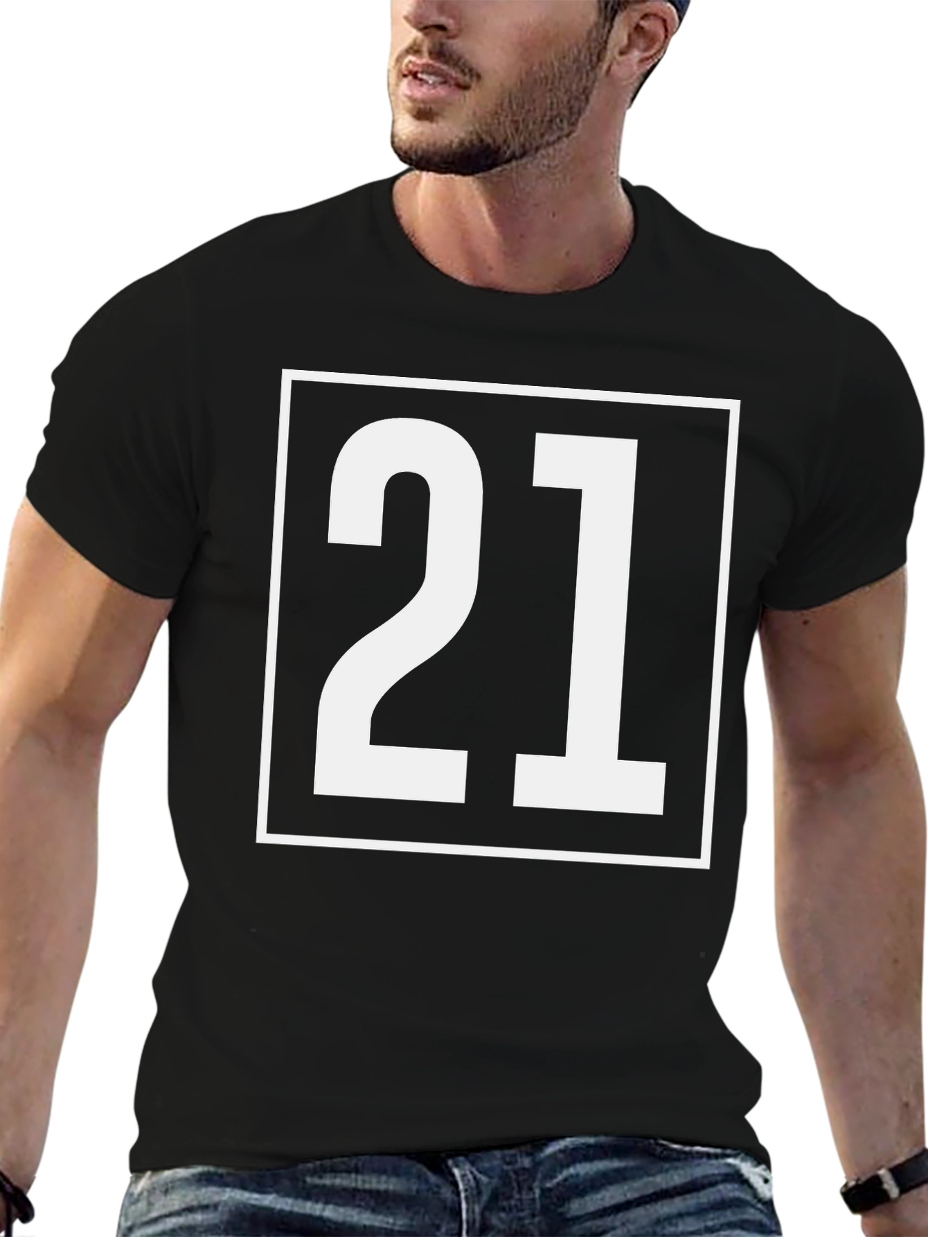 Bold 21 Graphic Tee - Classic Black T-Shirt