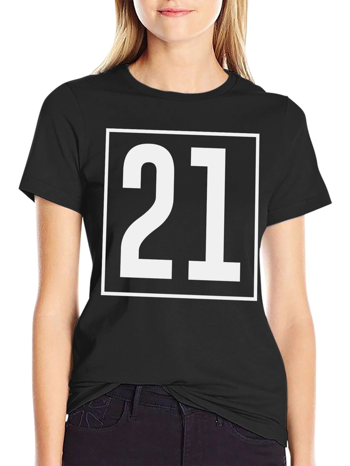 Bold 21 Graphic Tee - Classic Black T-Shirt
