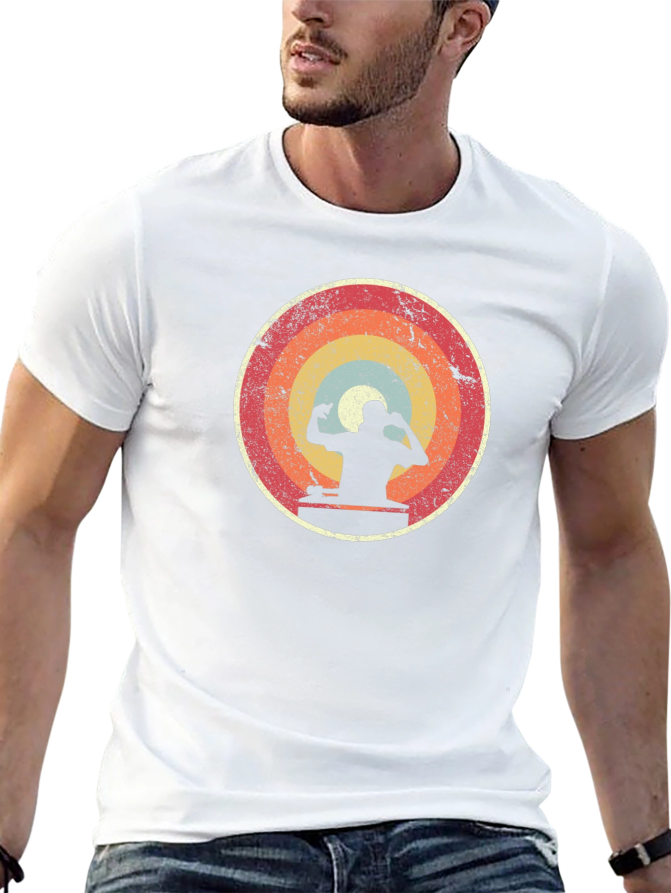 Retro DJ Silhouette T-Shirt
