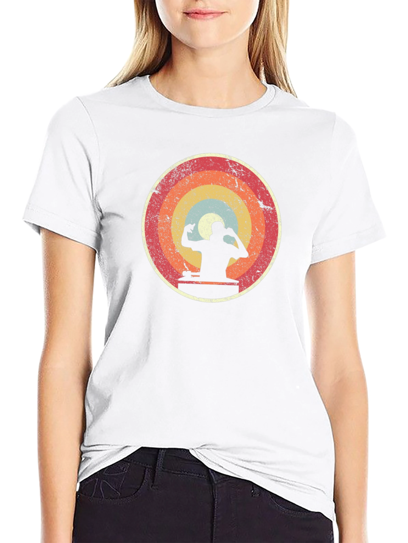 Retro DJ Silhouette T-Shirt