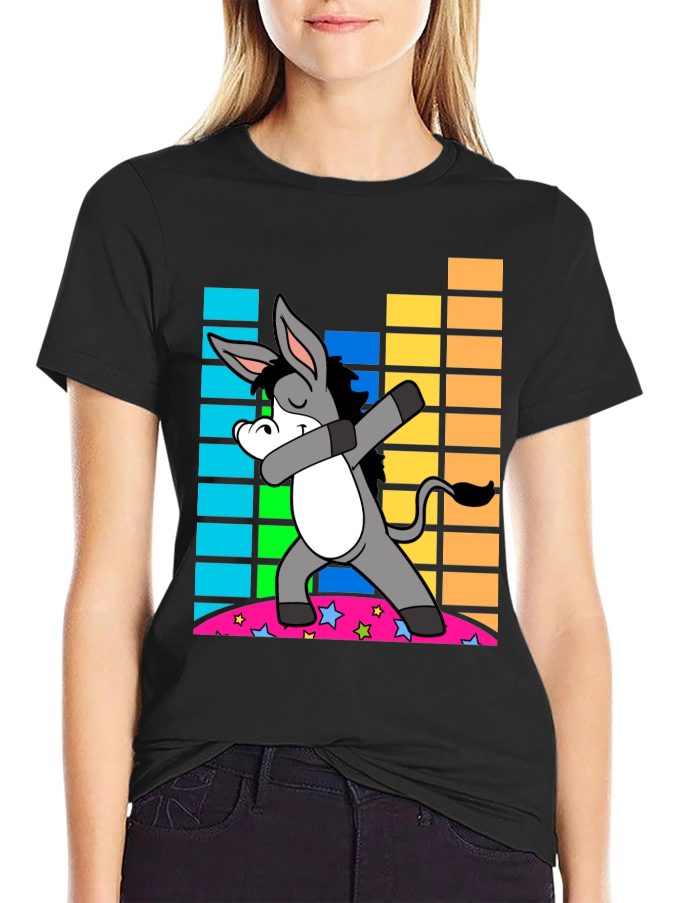 Dabbing Donkey T-Shirt - Fun Novelty Tee