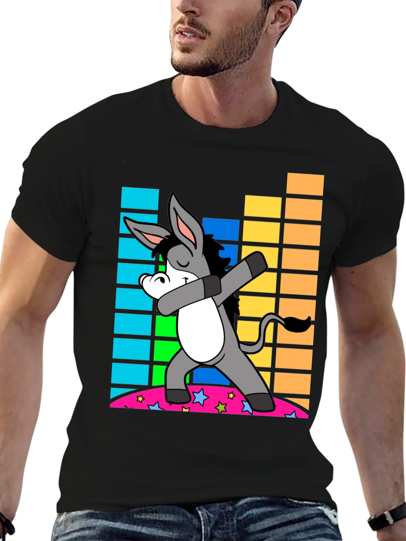 Dabbing Donkey T-Shirt - Fun Novelty Tee