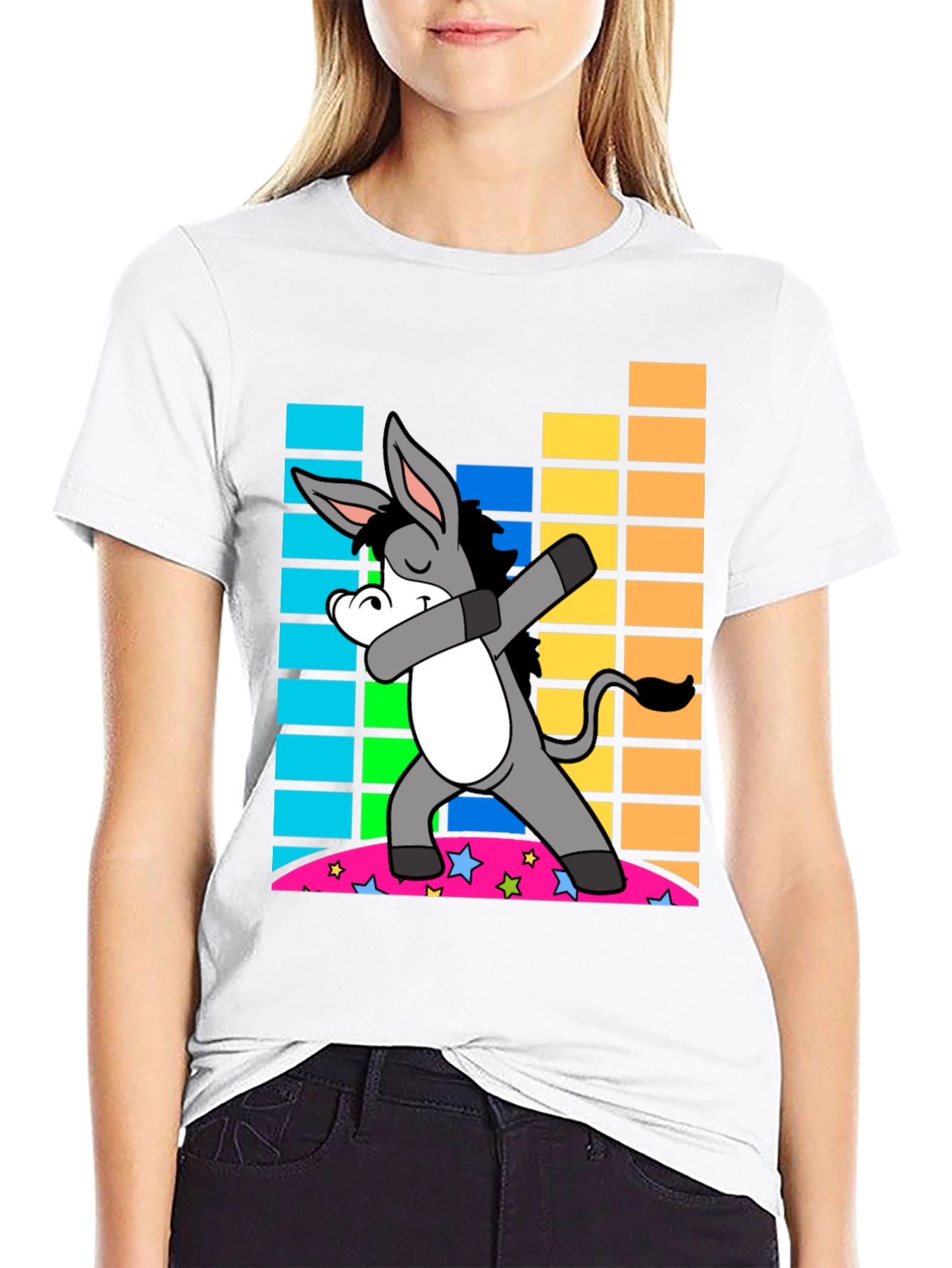 Dabbing Donkey T-Shirt - Fun Novelty Tee