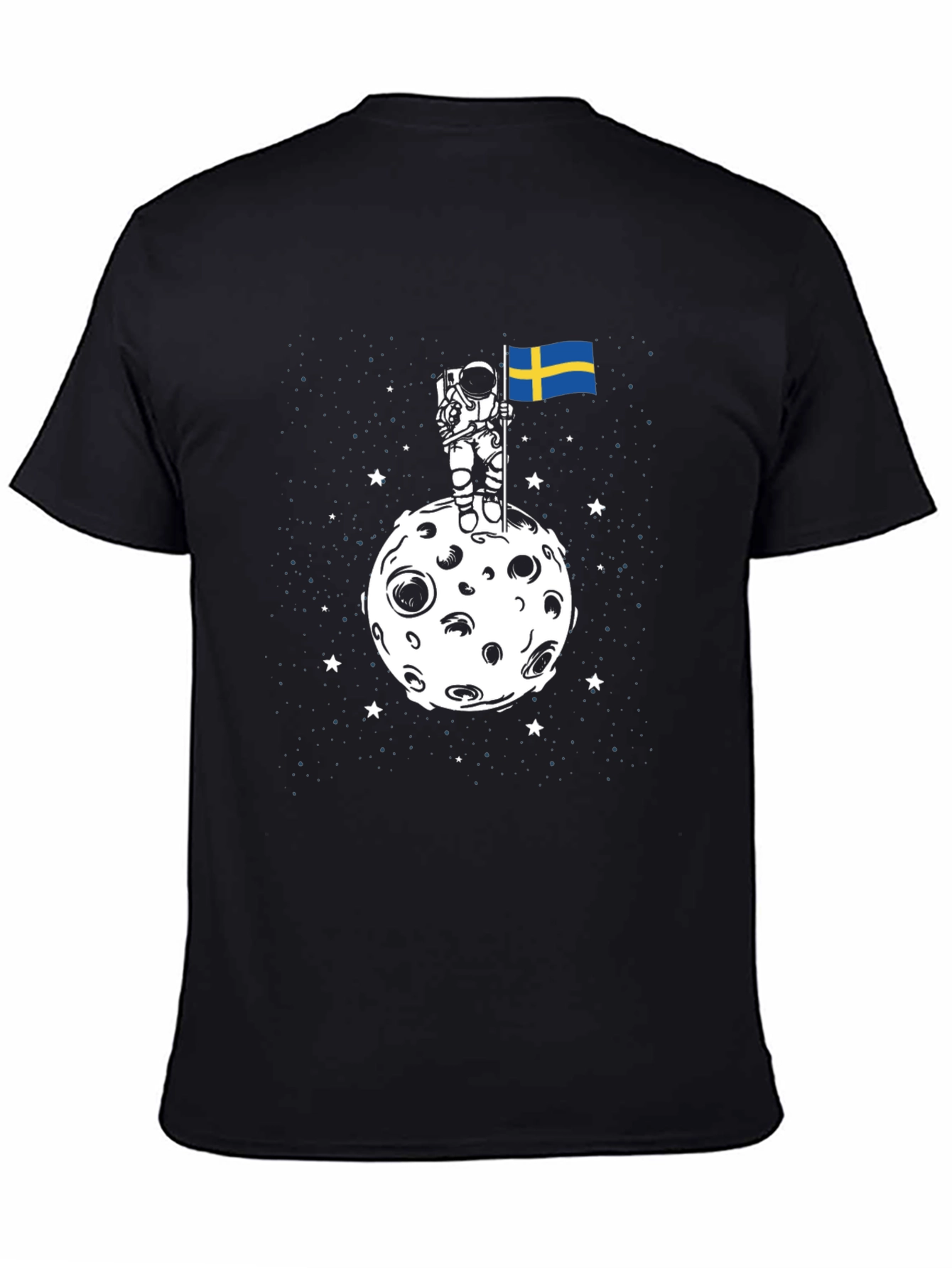 Astronaut Sweden Flag T-Shirt