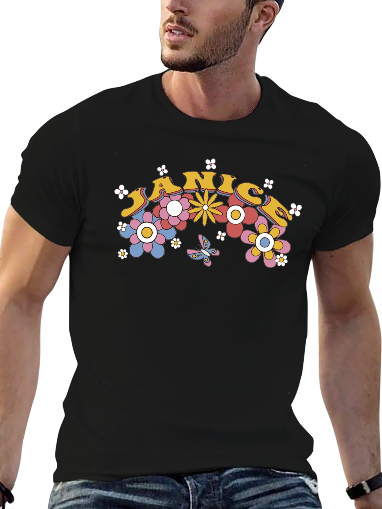Janice Floral Groovy T-Shirt