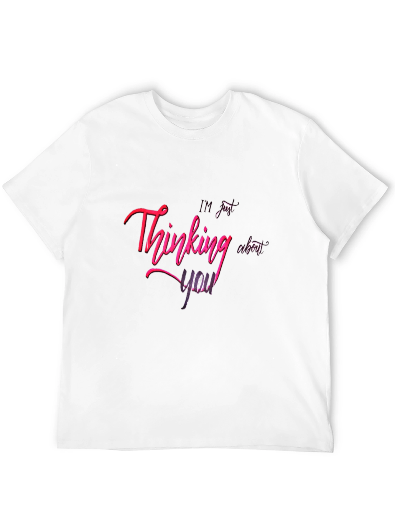 Thinking of You Graphic Black Tee