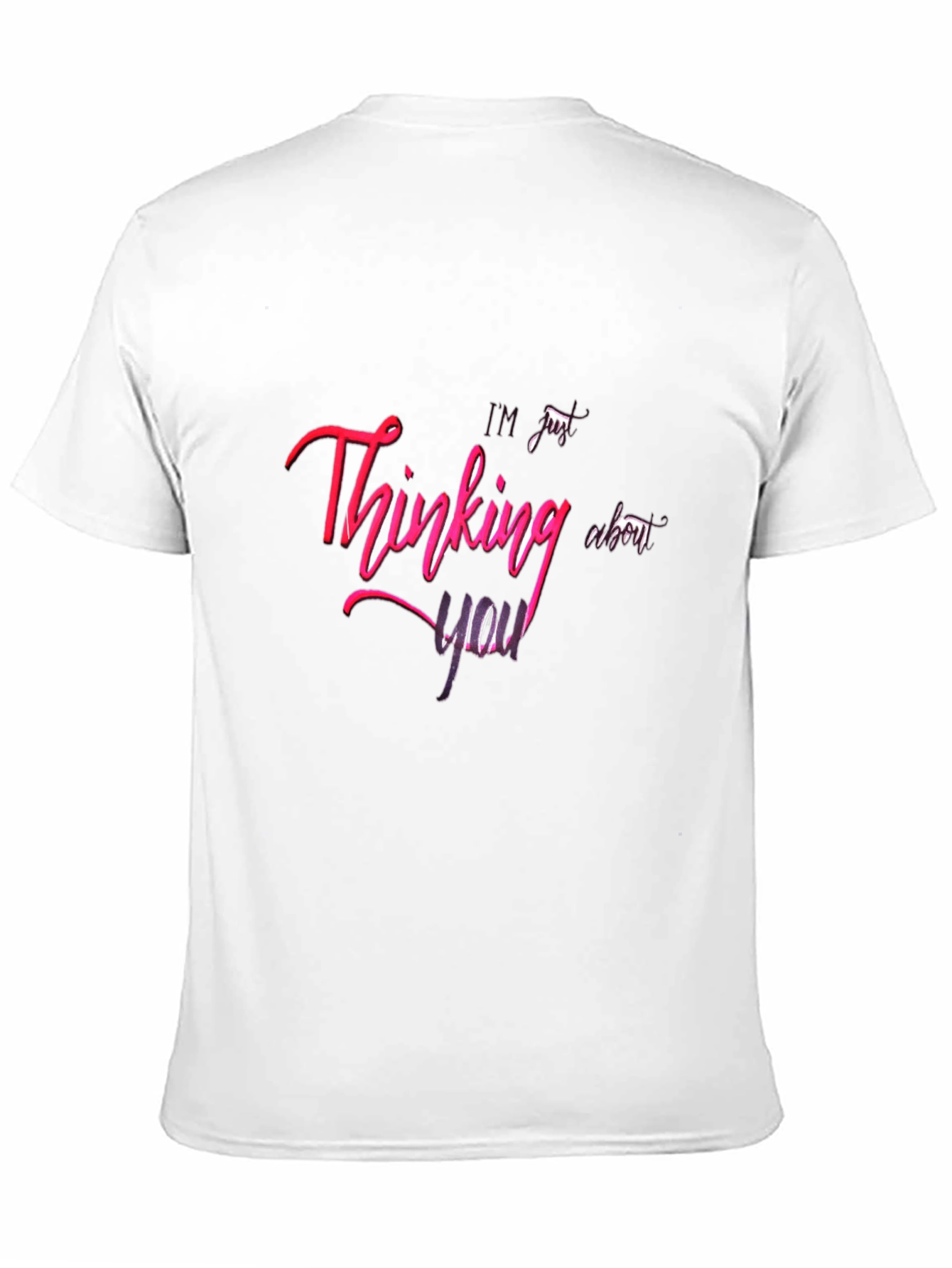 Thinking of You Graphic Black Tee