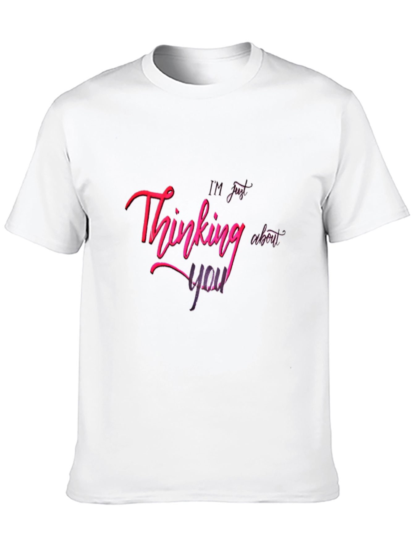 Thinking of You Graphic Black Tee