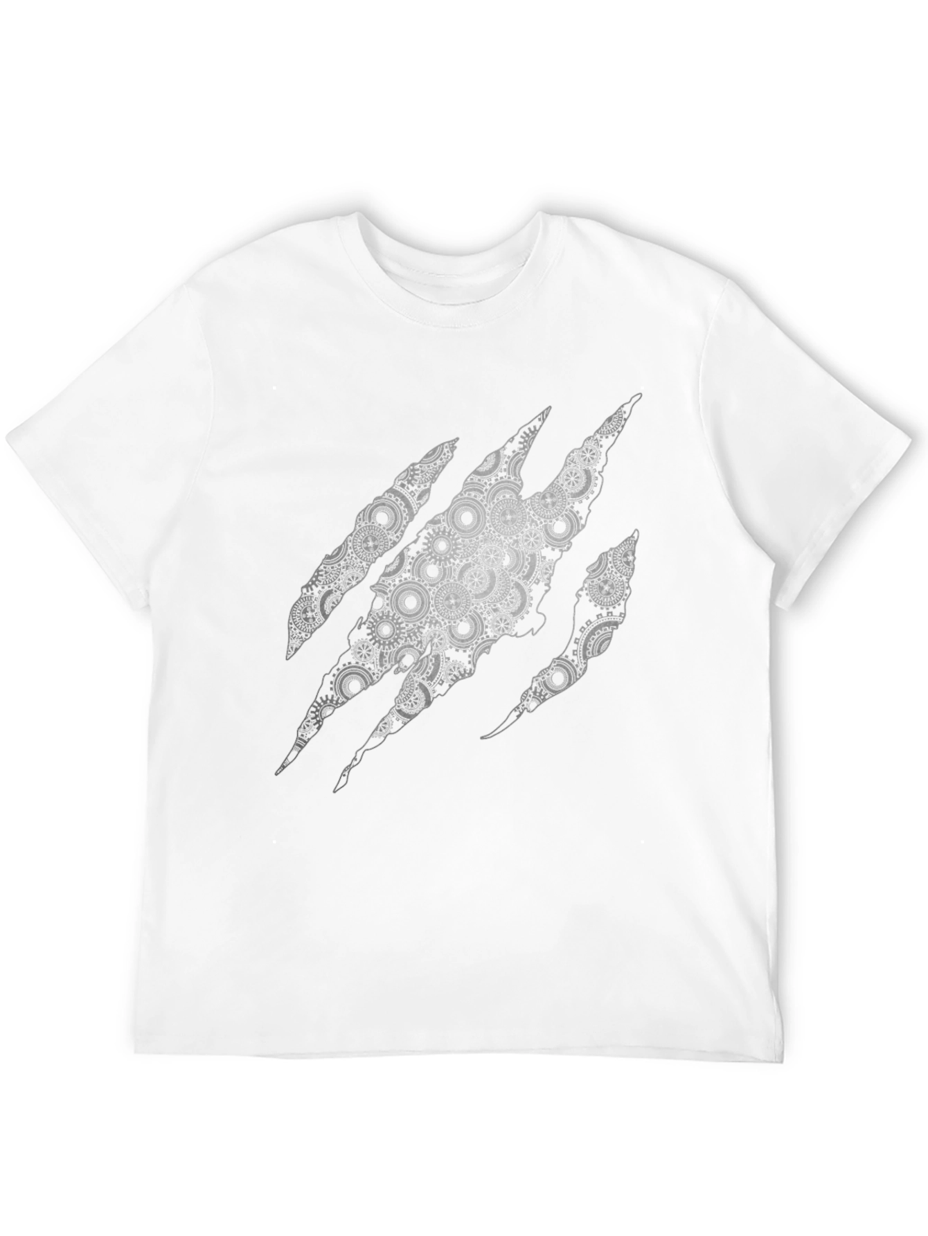 Steampunk Claw T-Shirt - Unique Gear Design