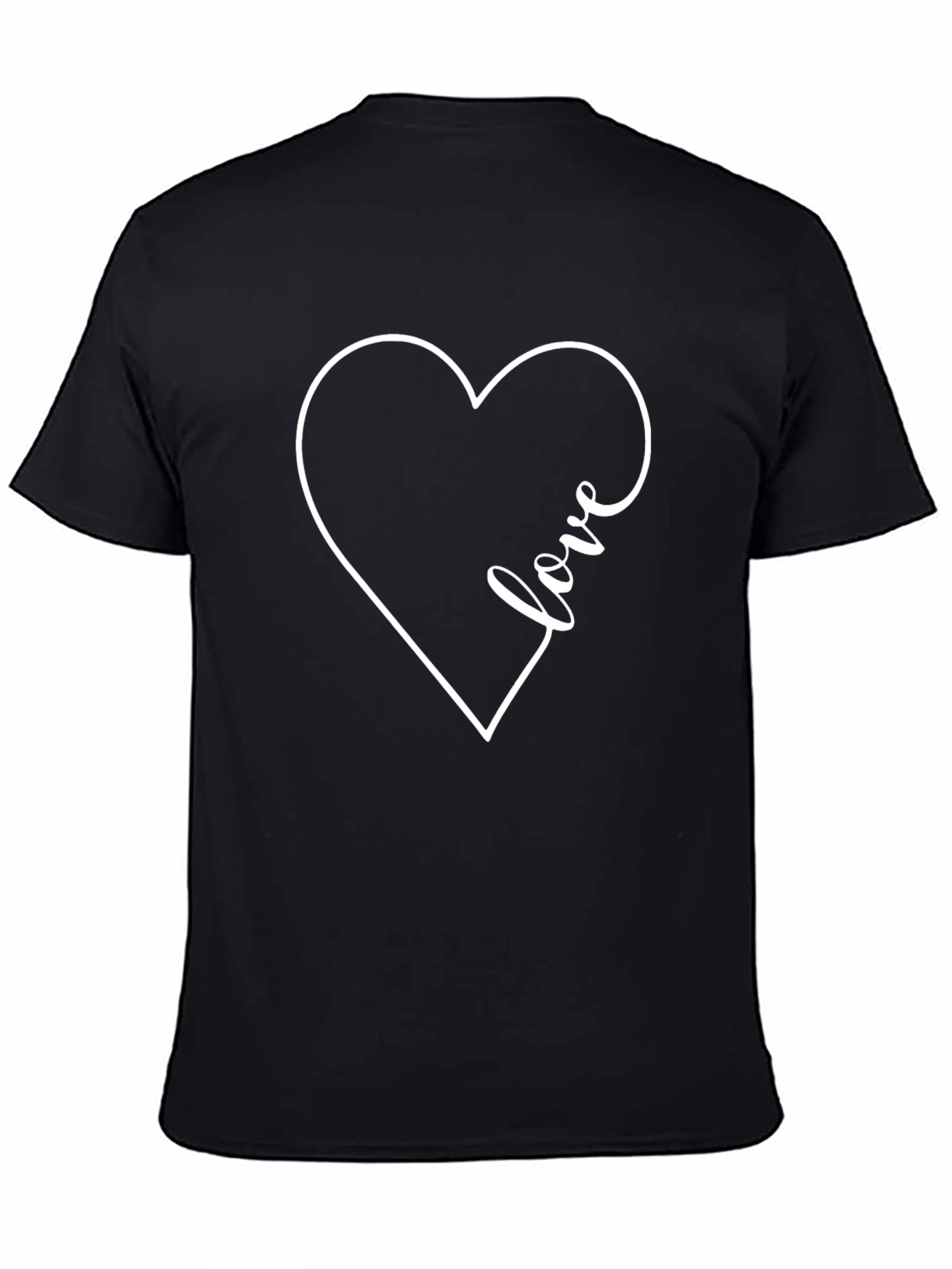 Love Heart Graphic Tee - Modern Casual Style