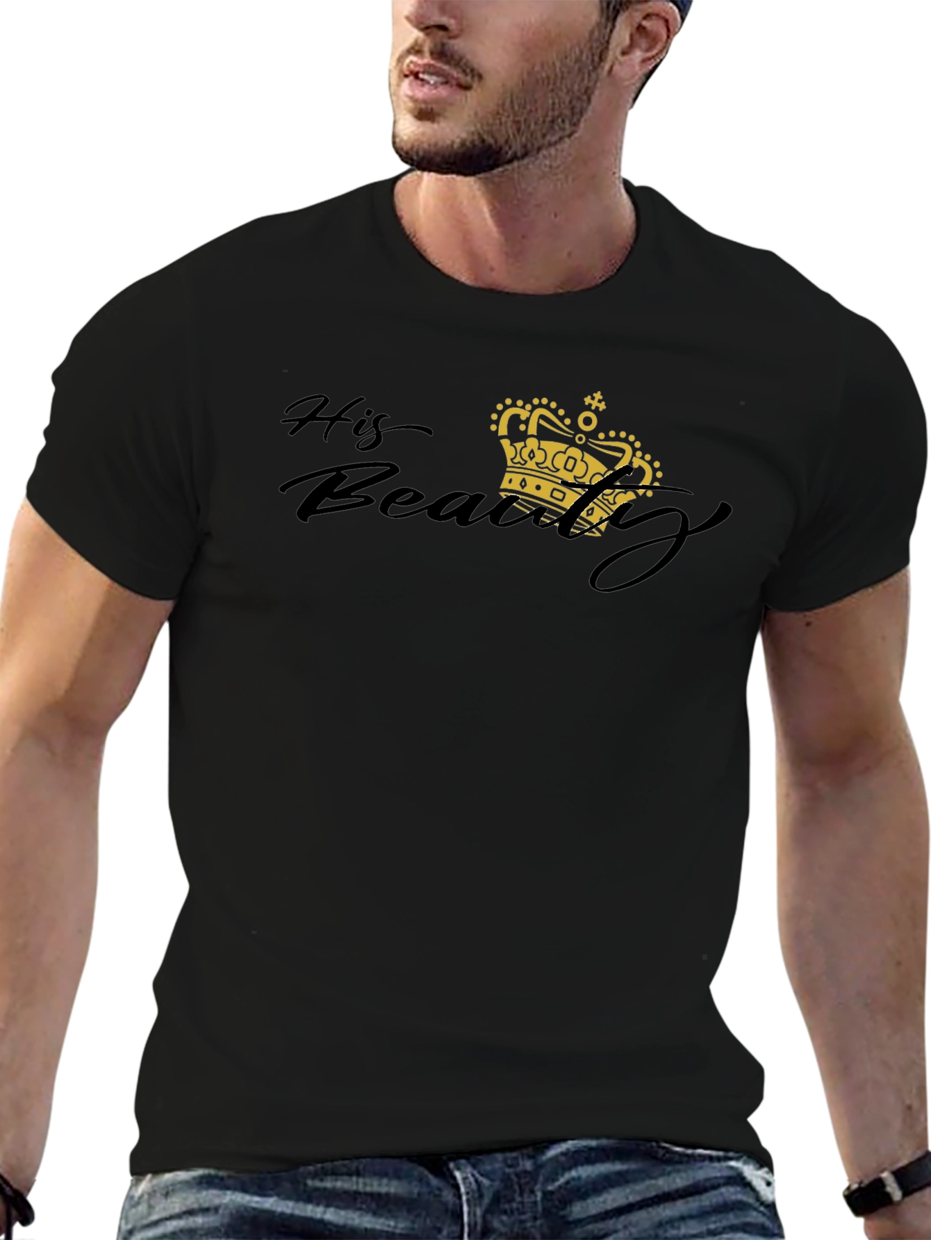 His Beauty Crown Graphic T-Shirt