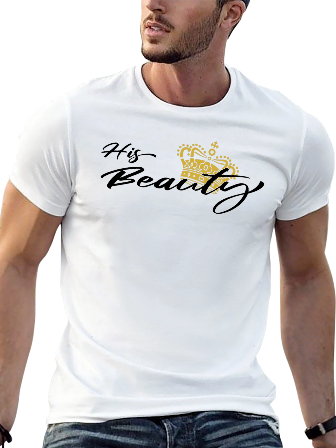 His Beauty Crown Graphic T-Shirt