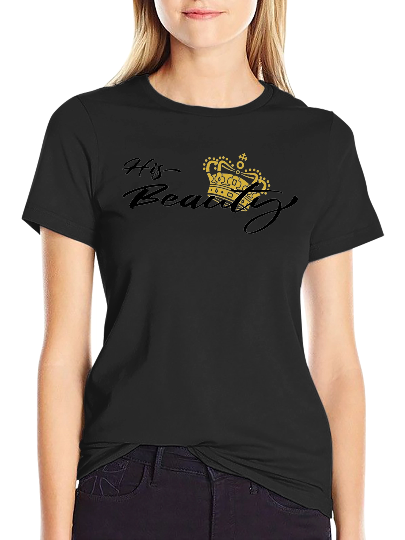 His Beauty Crown Graphic T-Shirt
