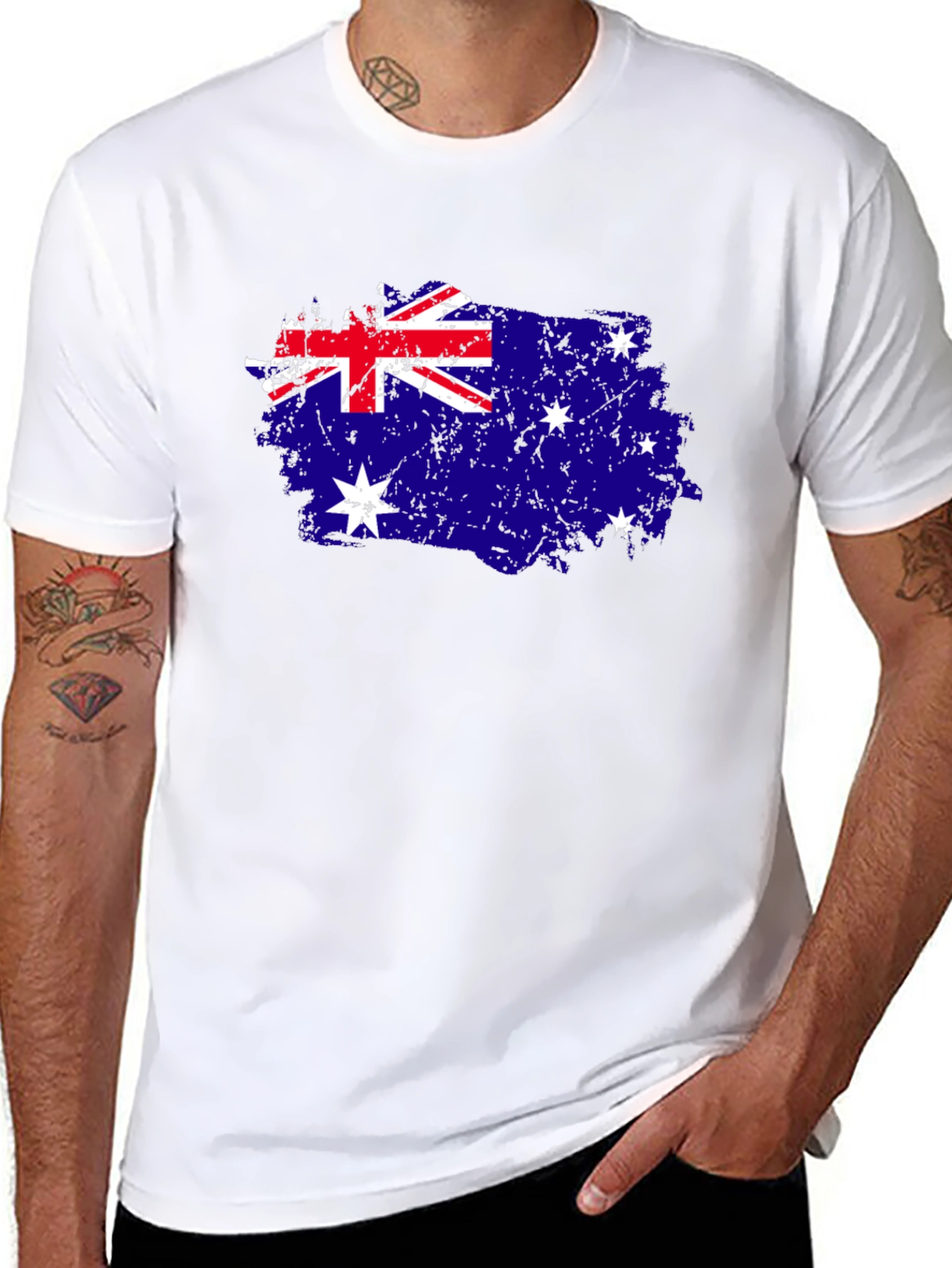 Australia Flag T-Shirt - Distressed Aussie Pride
